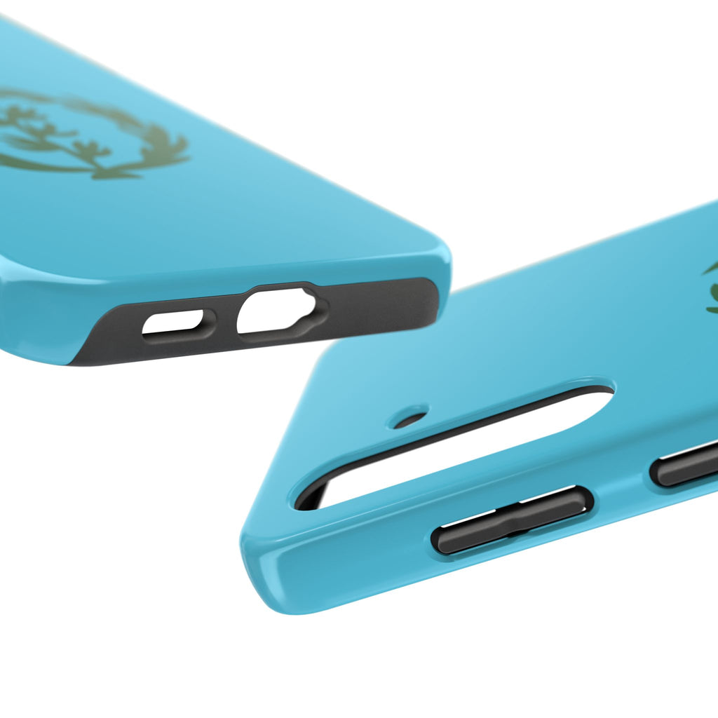 Meley Phone Case — Durable Protective Case with Green Olive Wreath Design