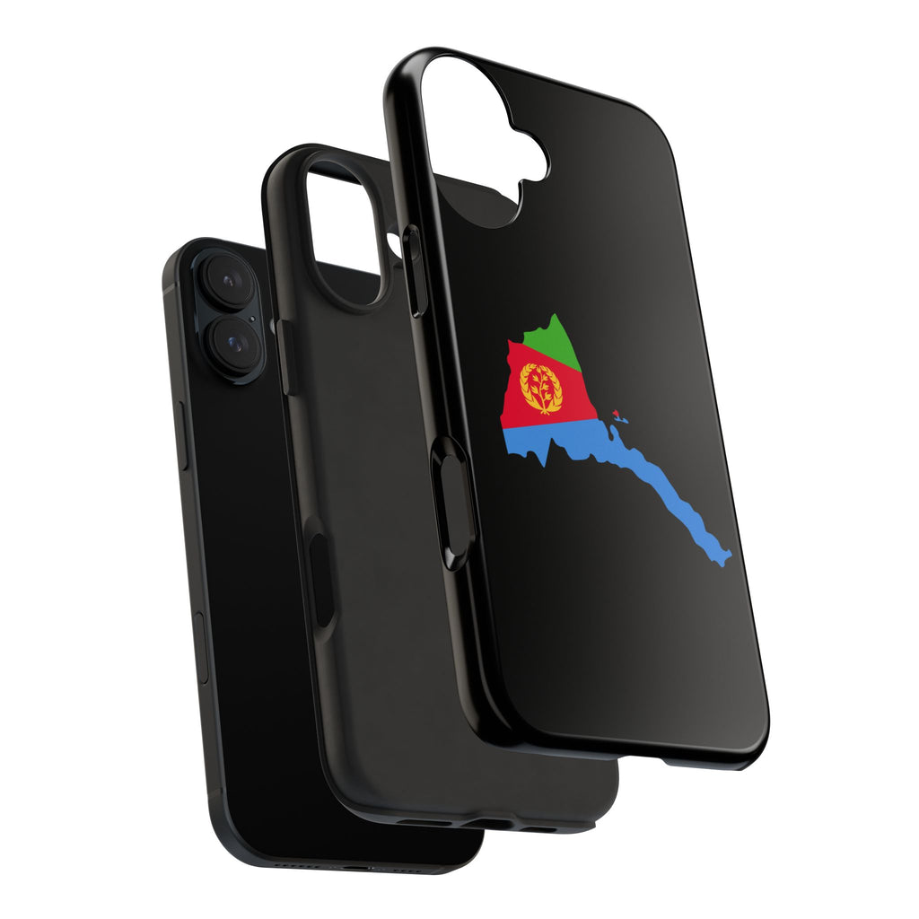 Eritrea Map Flag Tough Phone Case – Protective Eritrean Pride Phone Cover