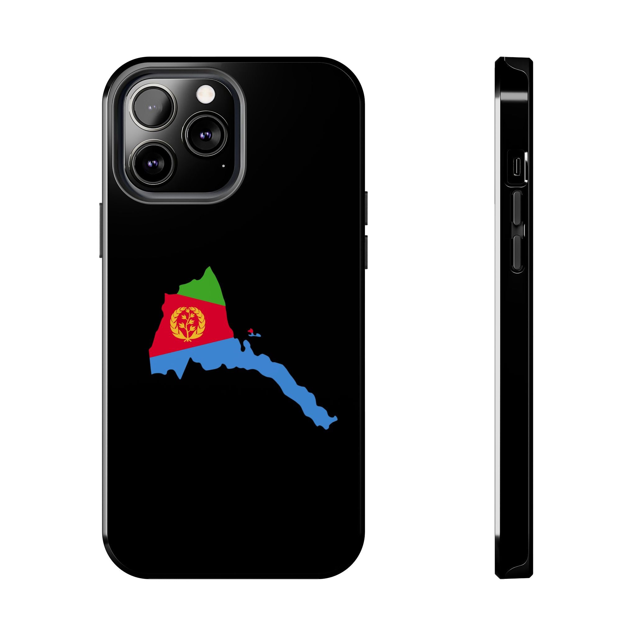 Eritrea Map Flag Tough Phone Case – Protective Eritrean Pride Phone Cover