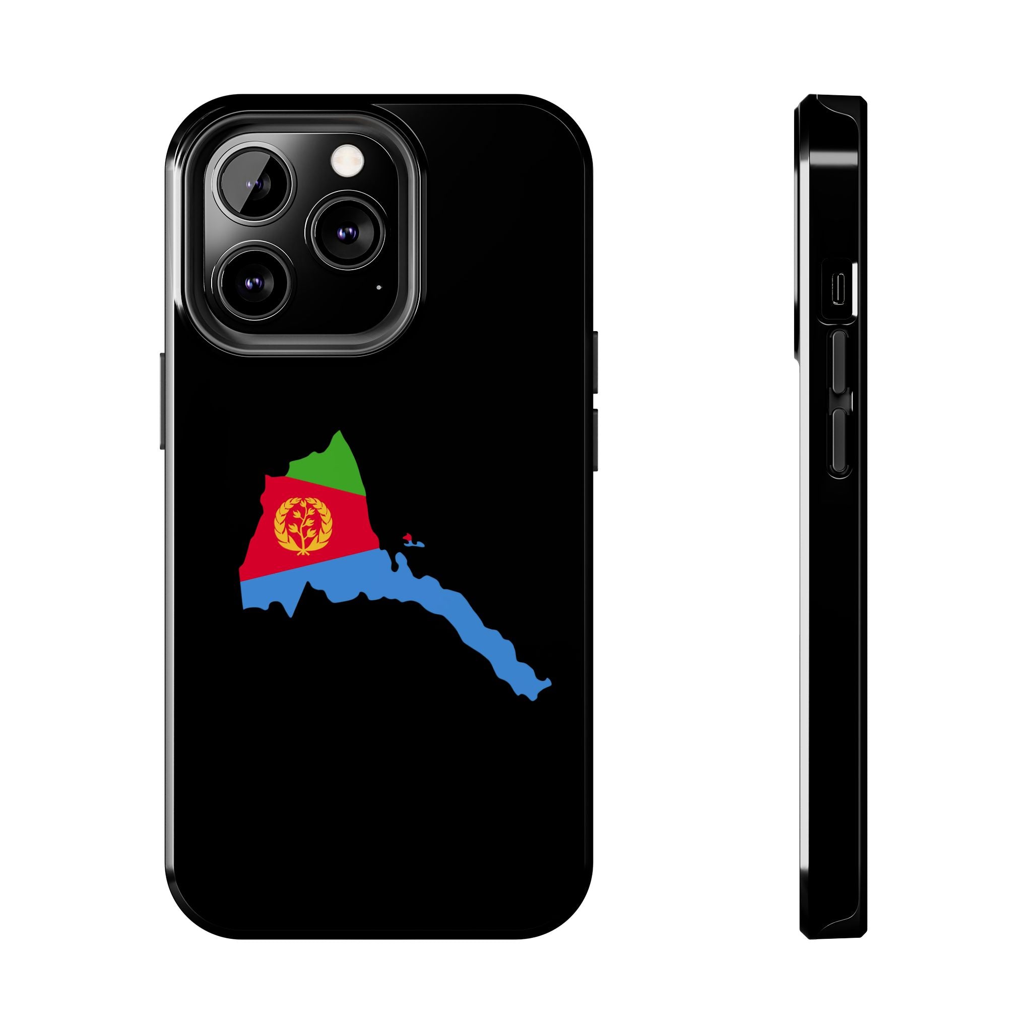 Eritrea Map Flag Tough Phone Case – Protective Eritrean Pride Phone Cover