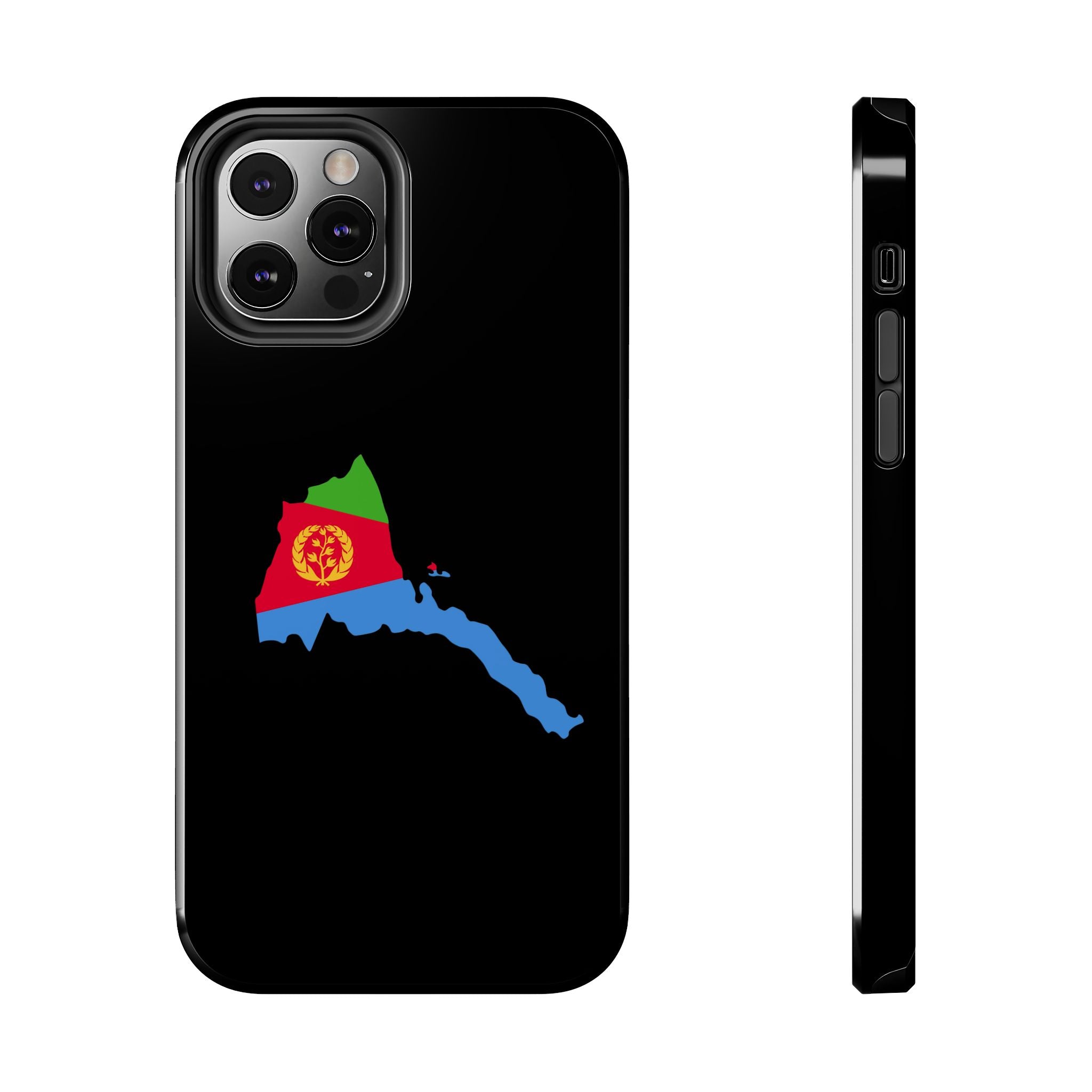 Eritrea Map Flag Tough Phone Case – Protective Eritrean Pride Phone Cover