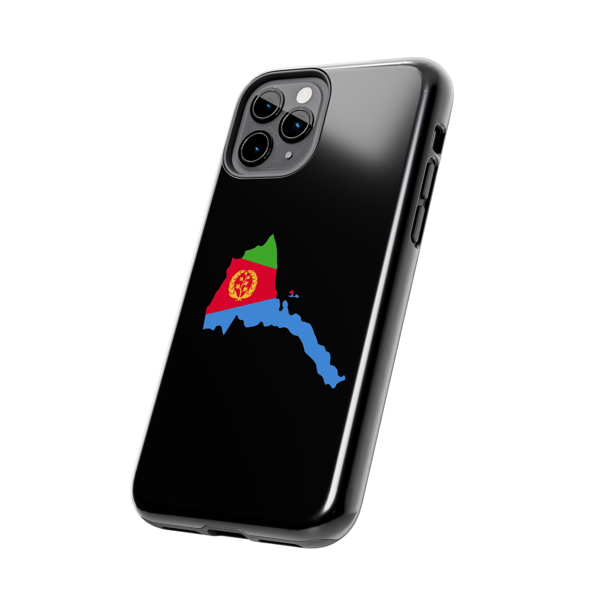Eritrea Map Flag Tough Phone Case – Protective Eritrean Pride Phone Cover