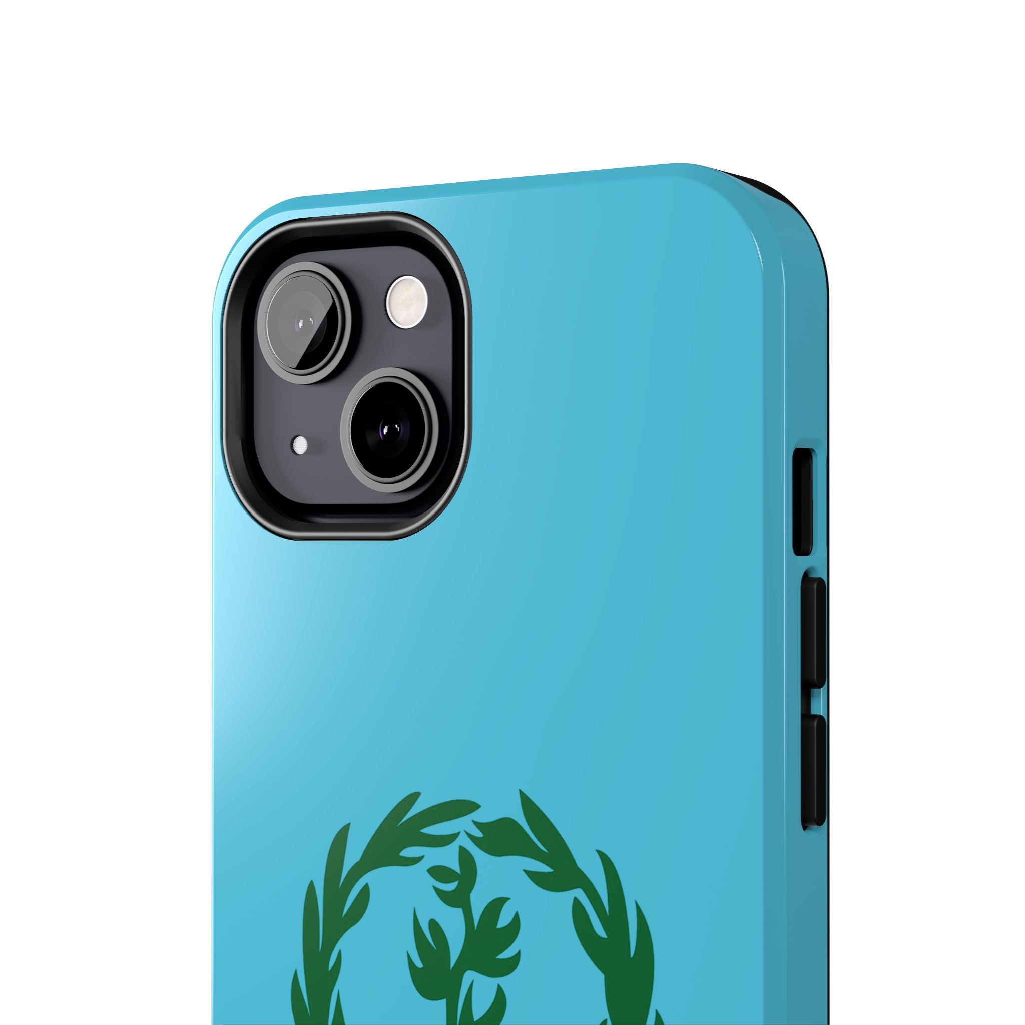 Meley Phone Case — Durable Protective Case with Green Olive Wreath Design