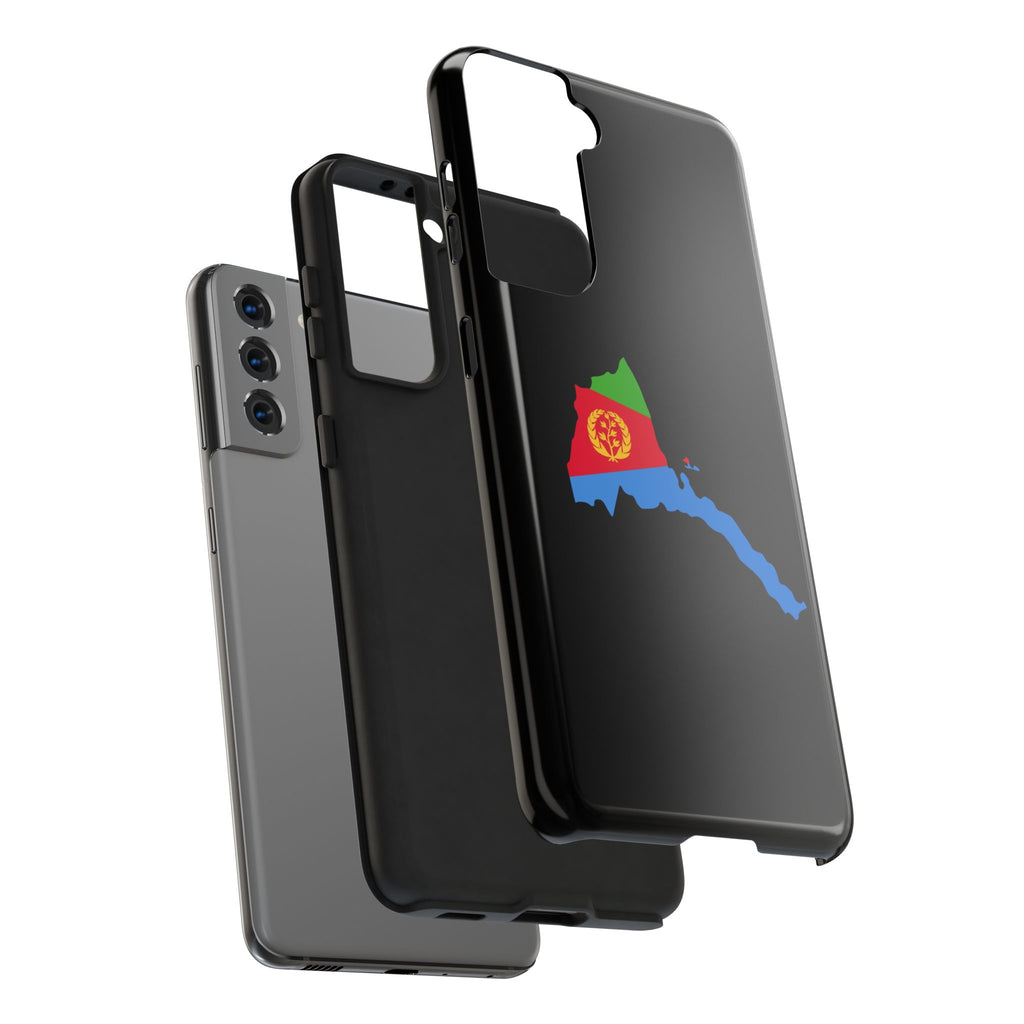 Eritrea Map Flag Tough Phone Case – Protective Eritrean Pride Phone Cover
