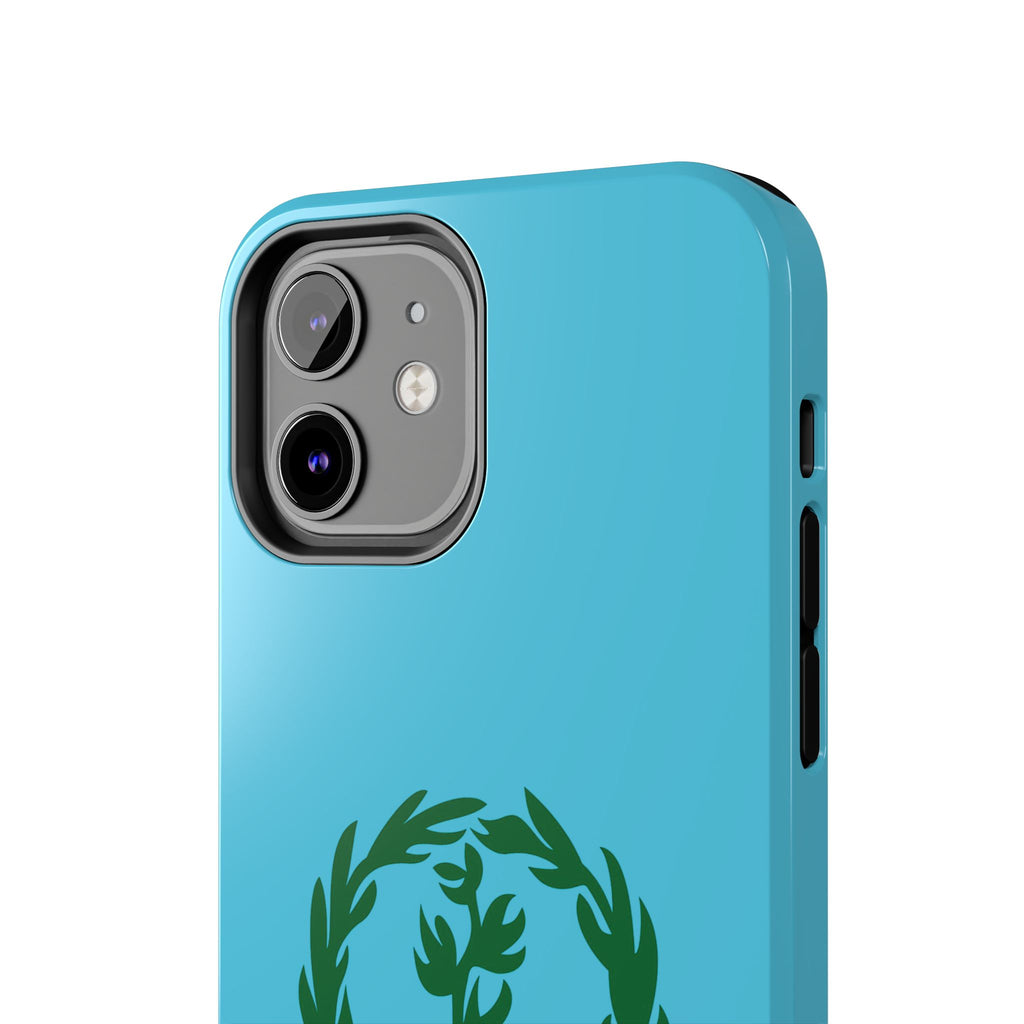 Meley Phone Case — Durable Protective Case with Green Olive Wreath Design