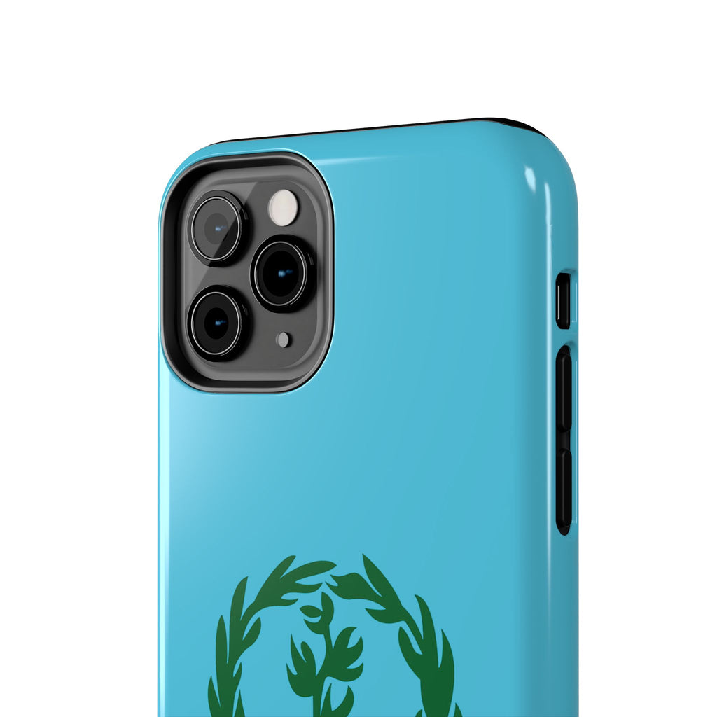 Meley Phone Case — Durable Protective Case with Green Olive Wreath Design