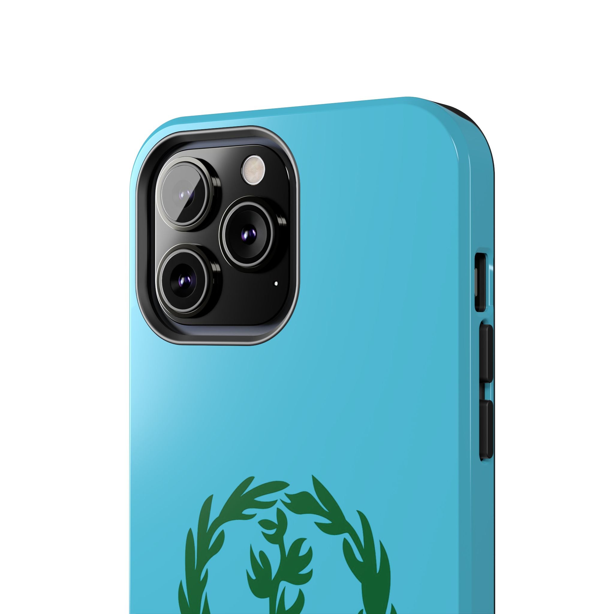 Meley Phone Case — Durable Protective Case with Green Olive Wreath Design
