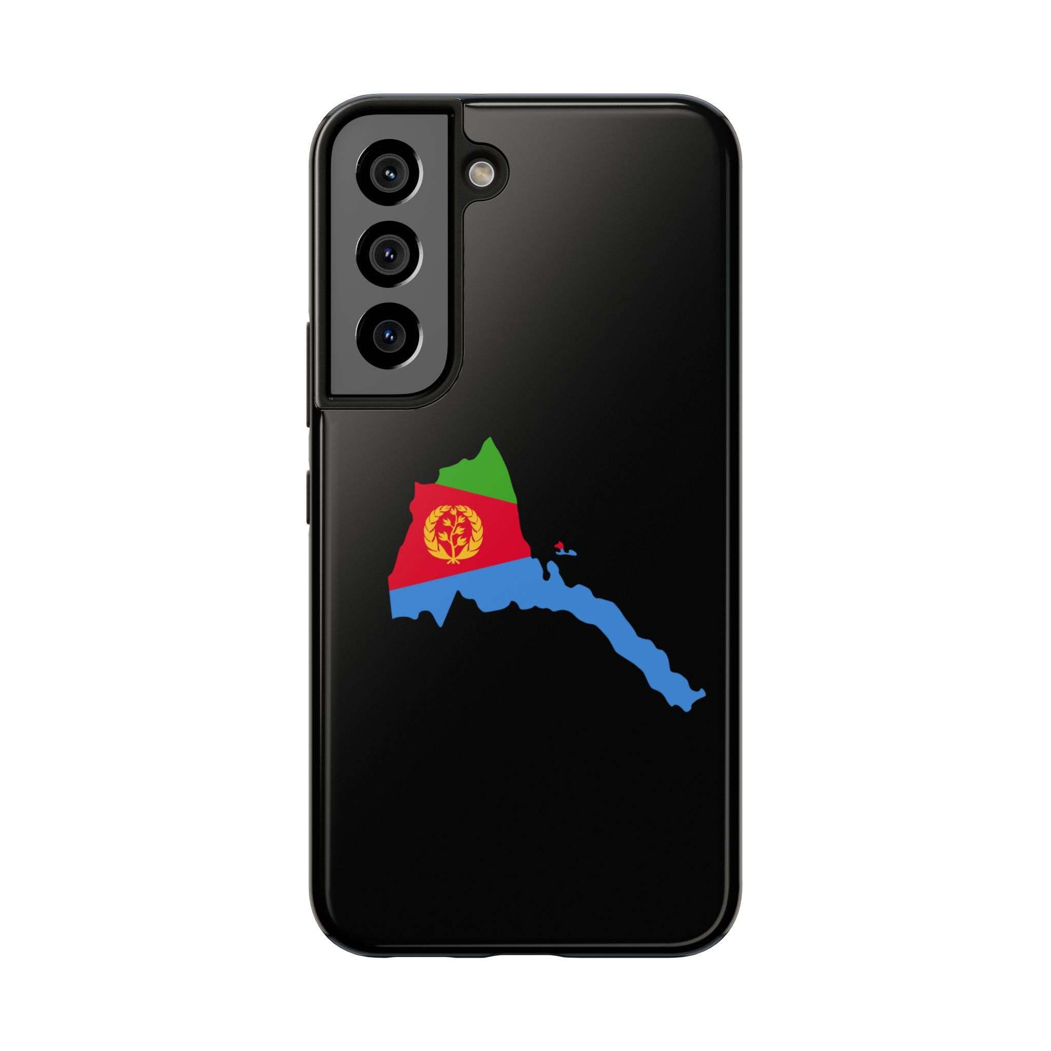 Eritrea Map Flag Tough Phone Case – Protective Eritrean Pride Phone Cover
