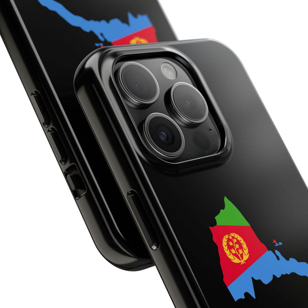 Eritrea Map Flag Tough Phone Case – Protective Eritrean Pride Phone Cover