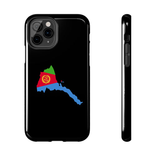 Eritrea Map Flag Tough Phone Case – Protective Eritrean Pride Phone Cover