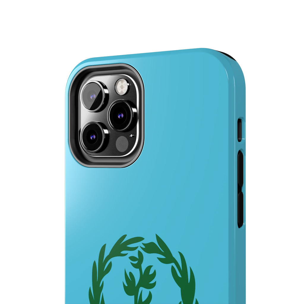Meley Phone Case — Durable Protective Case with Green Olive Wreath Design