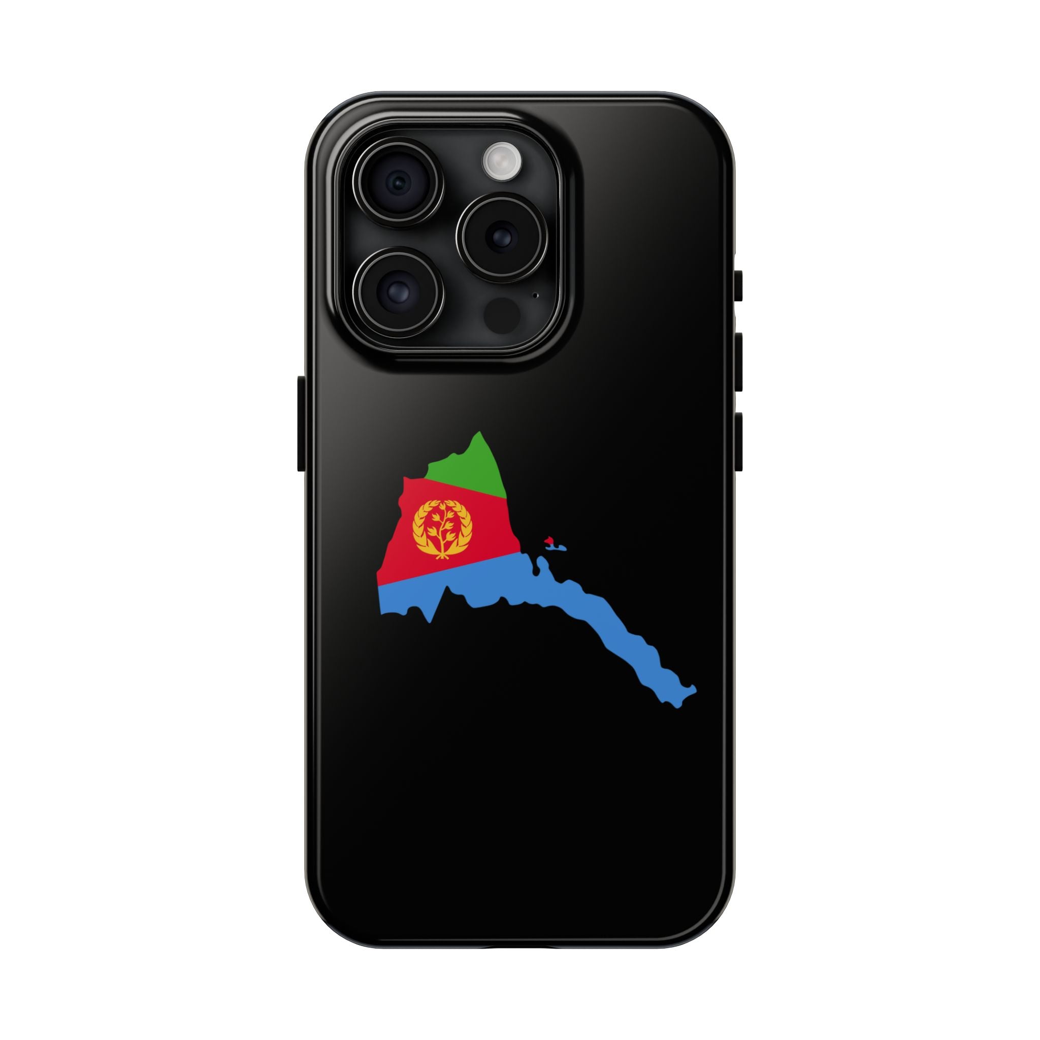 Eritrea Map Flag Tough Phone Case – Protective Eritrean Pride Phone Cover