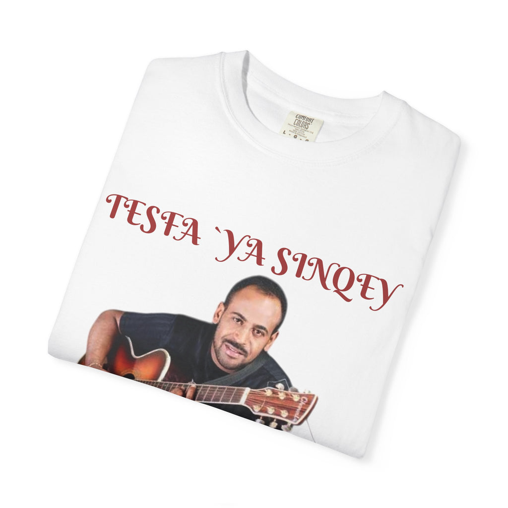 T-shirt — Tesfa Ya Sinqey Guitar Portrait Tee