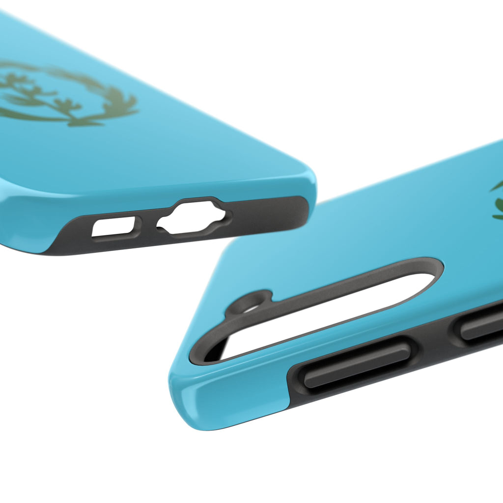 Meley Phone Case — Durable Protective Case with Green Olive Wreath Design