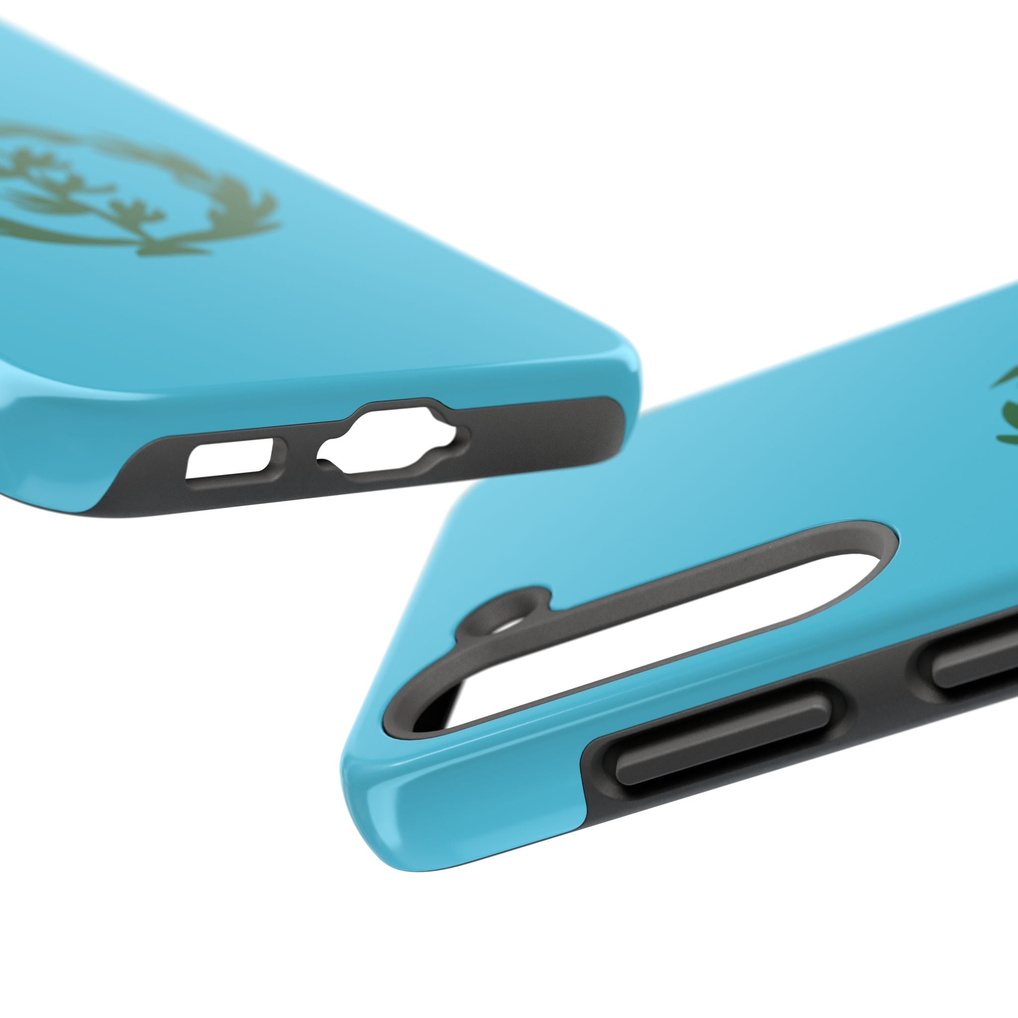Meley Phone Case — Durable Protective Case with Green Olive Wreath Design