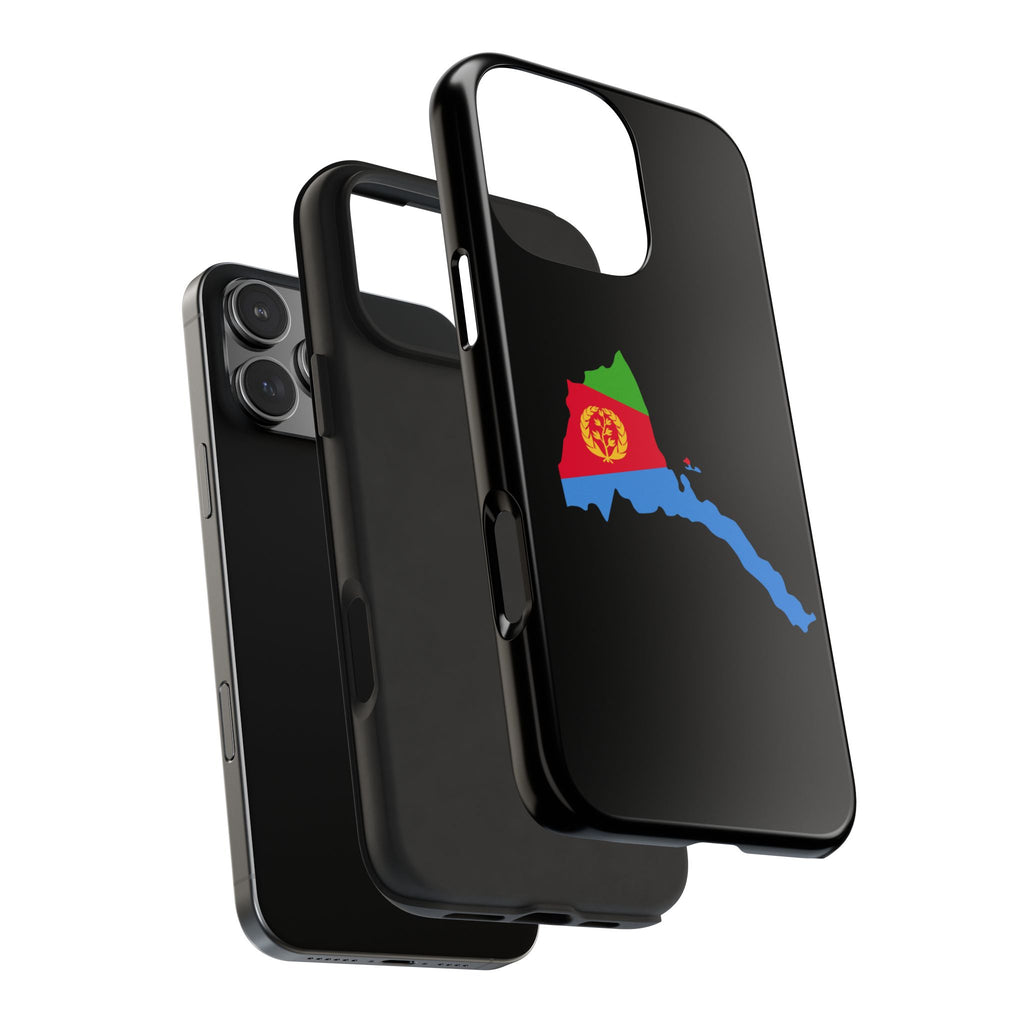Eritrea Map Flag Tough Phone Case – Protective Eritrean Pride Phone Cover