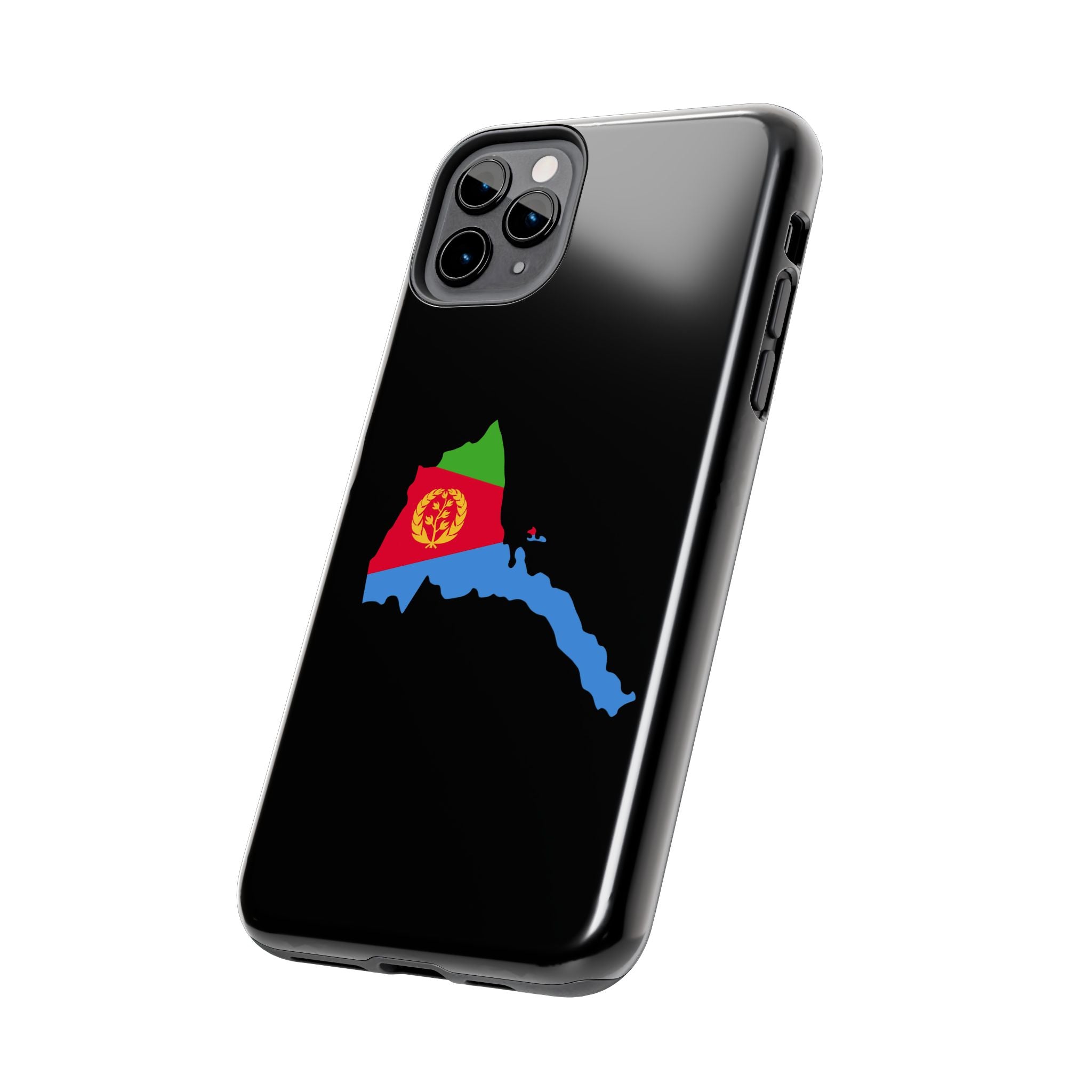 Eritrea Map Flag Tough Phone Case – Protective Eritrean Pride Phone Cover