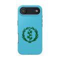 Meley Phone Case — Durable Protective Case with Green Olive Wreath Design