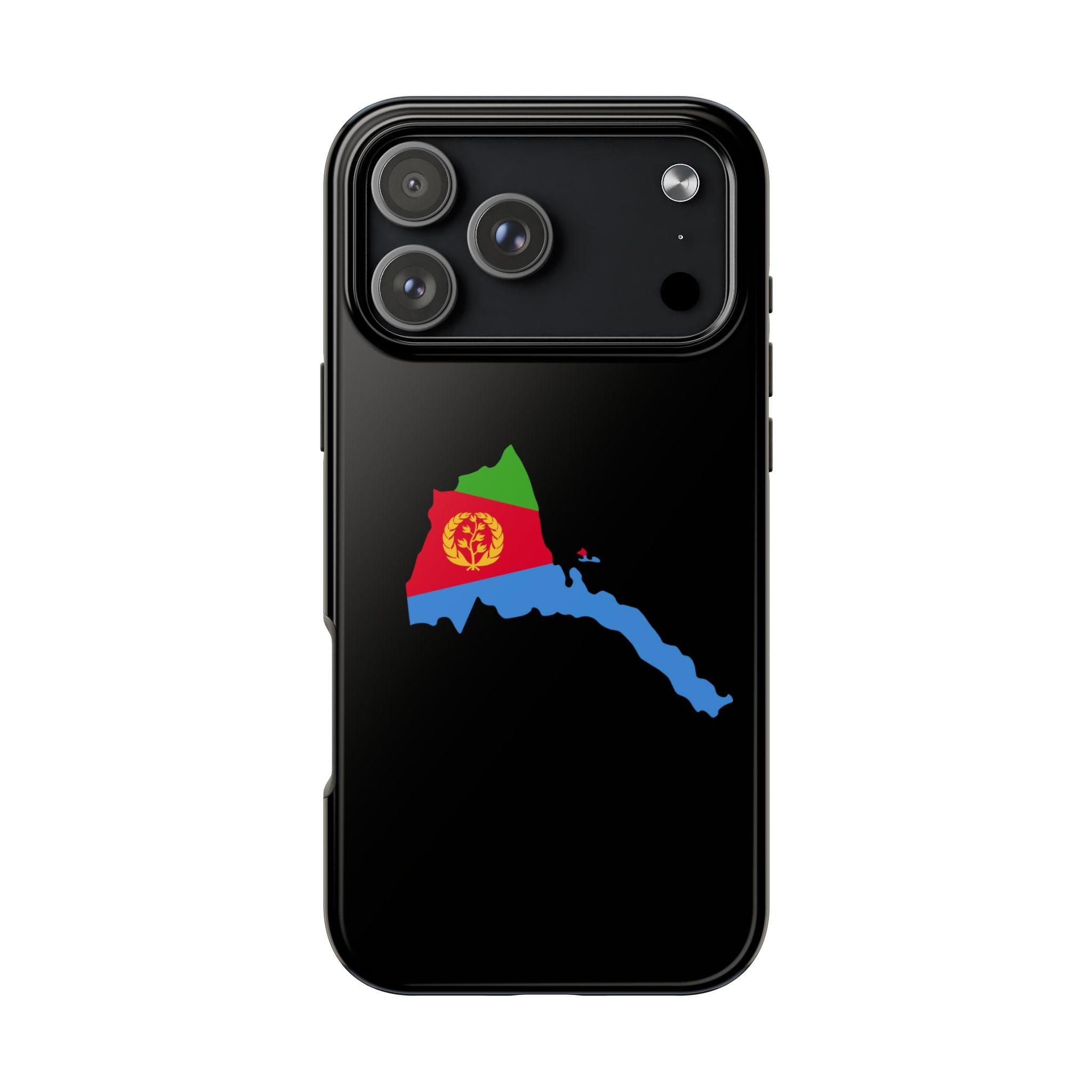 Eritrea Map Flag Tough Phone Case – Protective Eritrean Pride Phone Cover