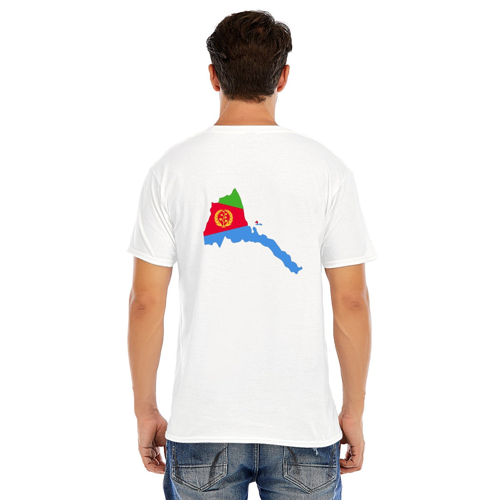 Eritrea Pride - Unisex O-neck Short Sleeve T-shirt | 180GSM Cotton (DTF)
