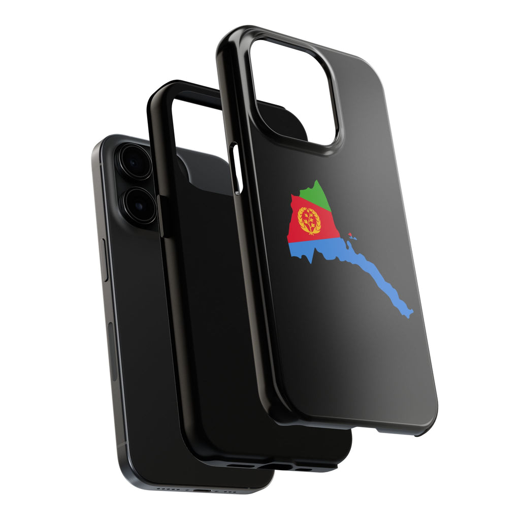 Eritrea Map Flag Tough Phone Case – Protective Eritrean Pride Phone Cover