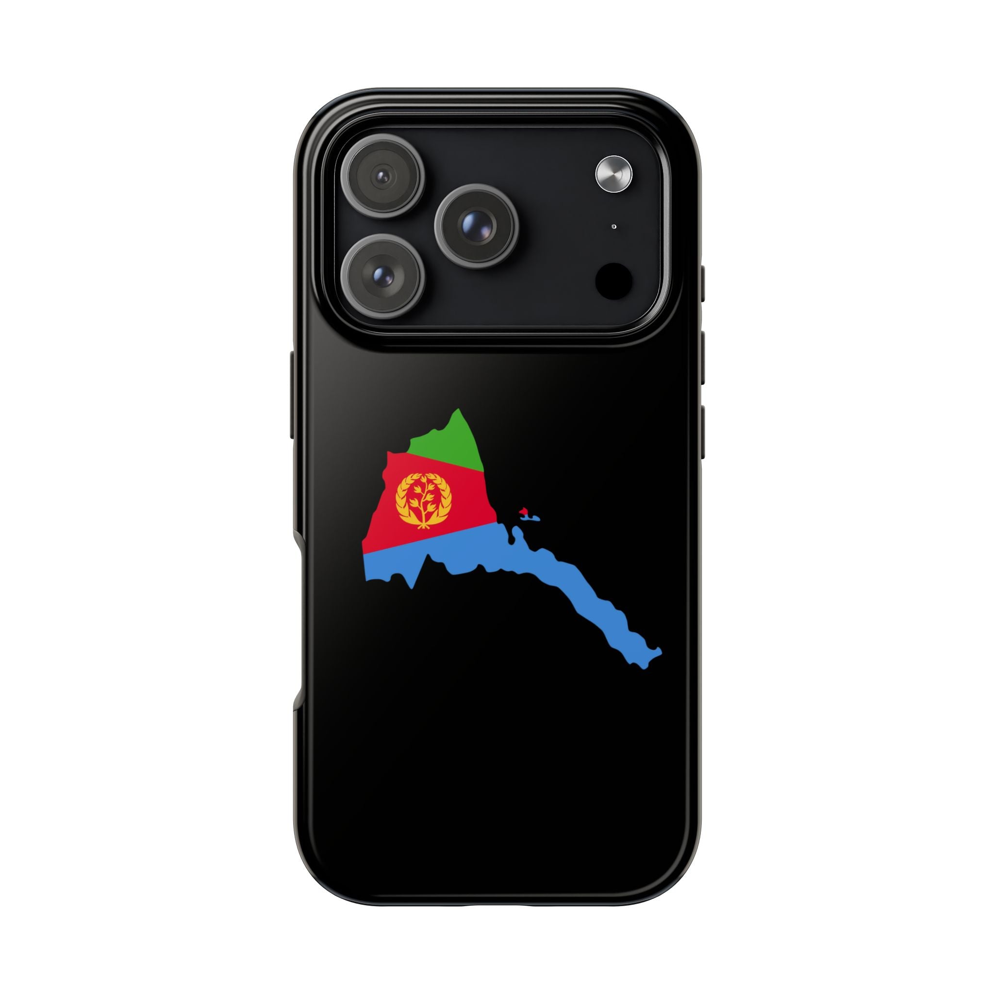 Eritrea Map Flag Tough Phone Case – Protective Eritrean Pride Phone Cover