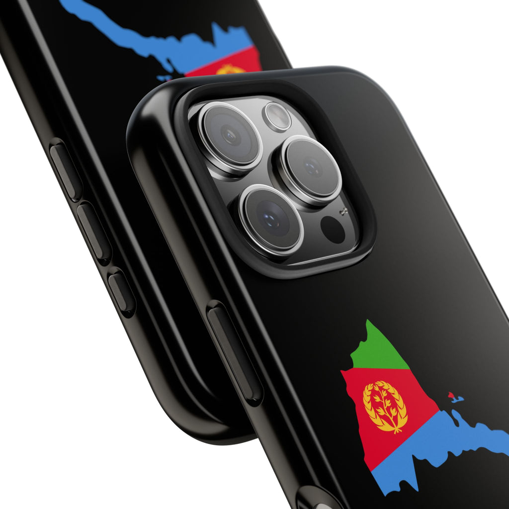 Eritrea Map Flag Tough Phone Case – Protective Eritrean Pride Phone Cover