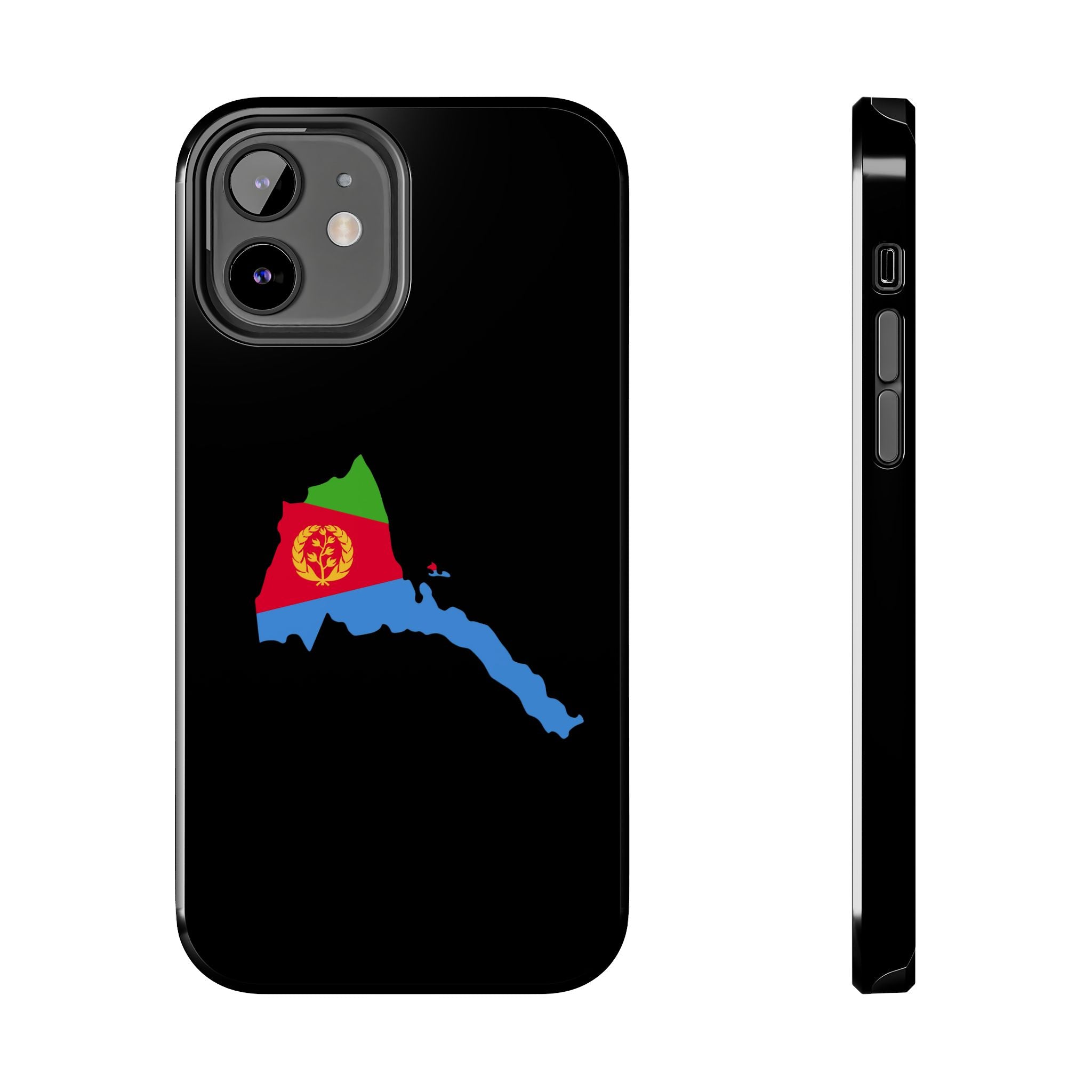 Eritrea Map Flag Tough Phone Case – Protective Eritrean Pride Phone Cover