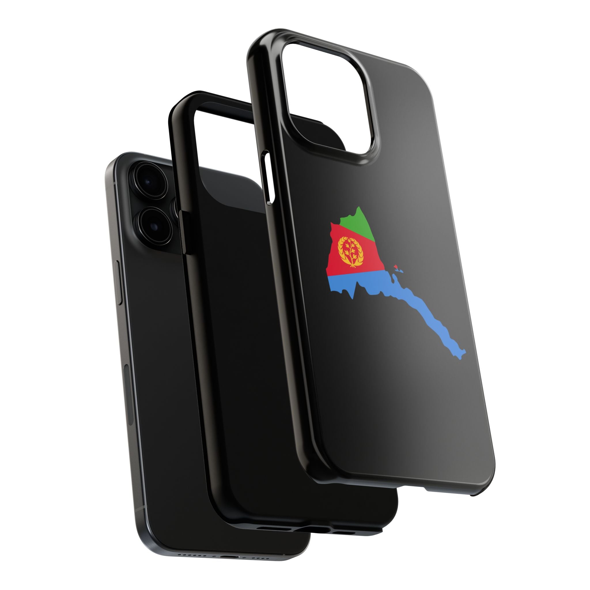 Eritrea Map Flag Tough Phone Case – Protective Eritrean Pride Phone Cover