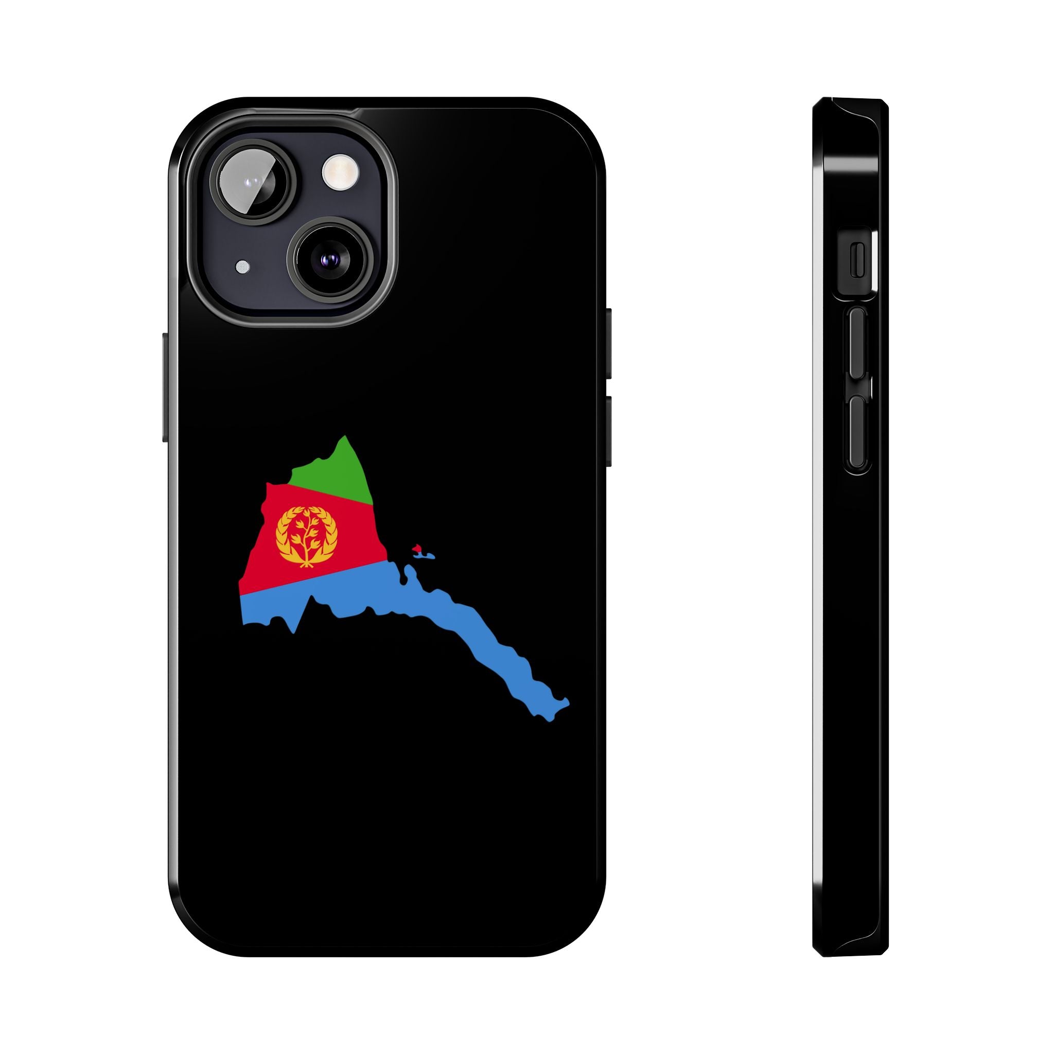 Eritrea Map Flag Tough Phone Case – Protective Eritrean Pride Phone Cover
