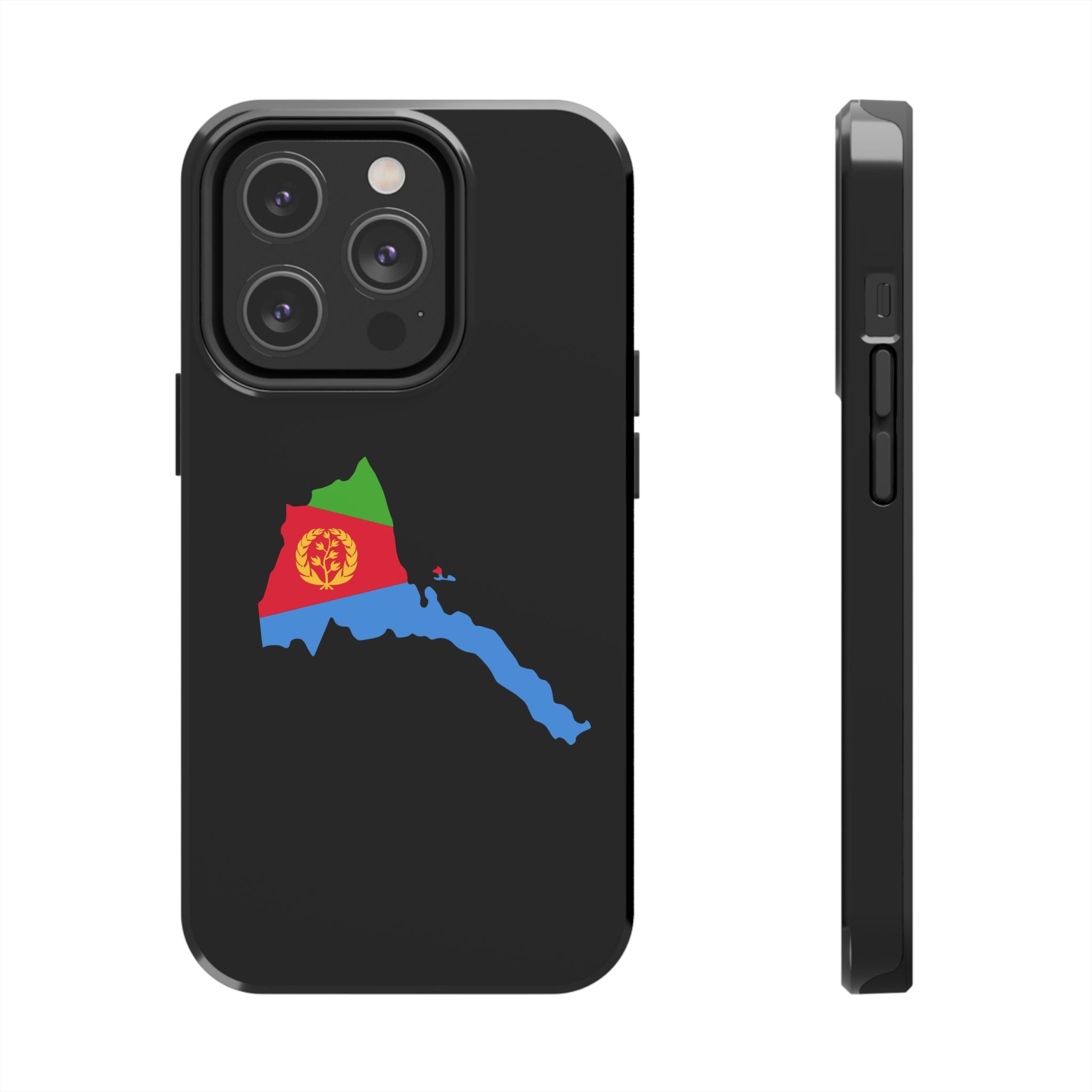 Eritrea Map Flag Tough Phone Case – Protective Eritrean Pride Phone Cover