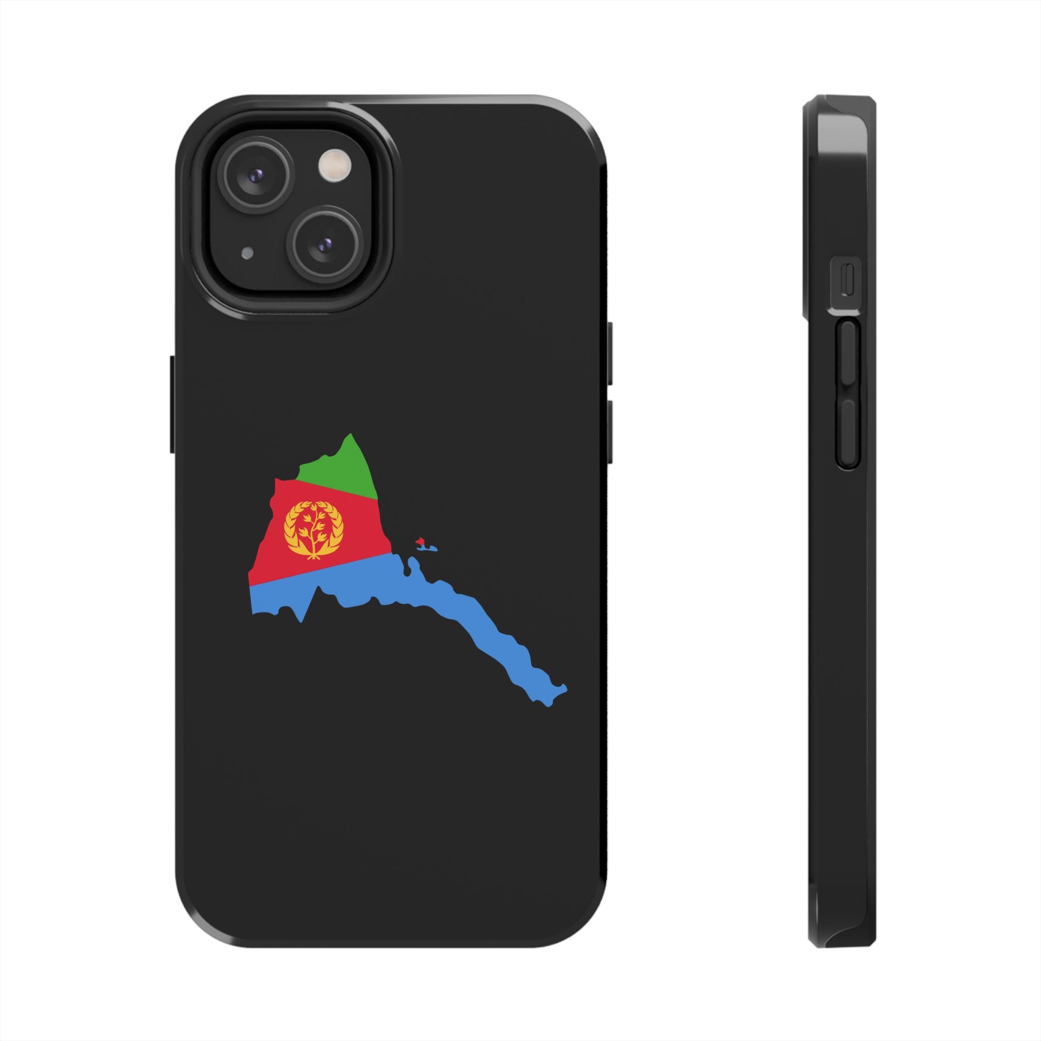 Eritrea Map Flag Tough Phone Case – Protective Eritrean Pride Phone Cover