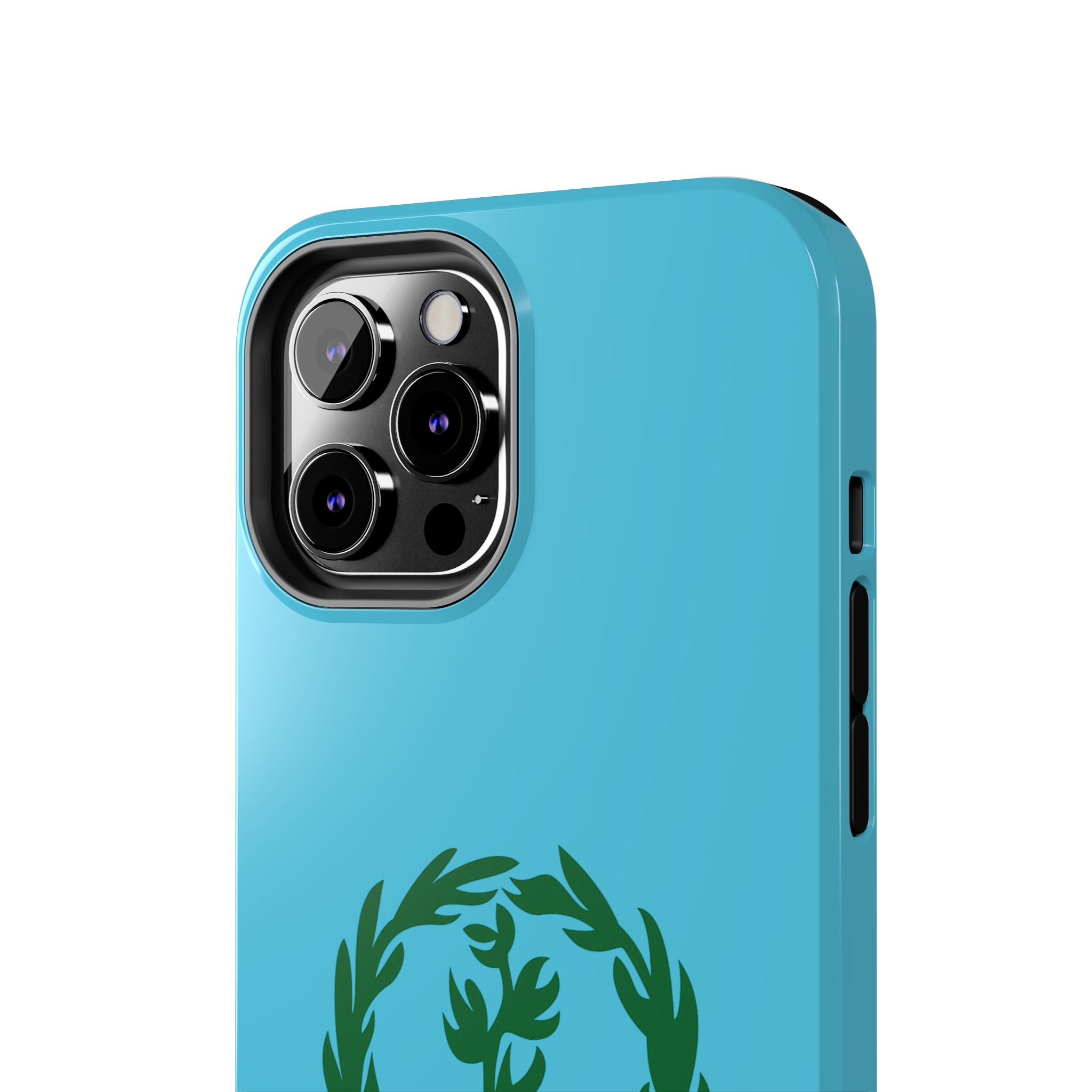 Meley Phone Case — Durable Protective Case with Green Olive Wreath Design