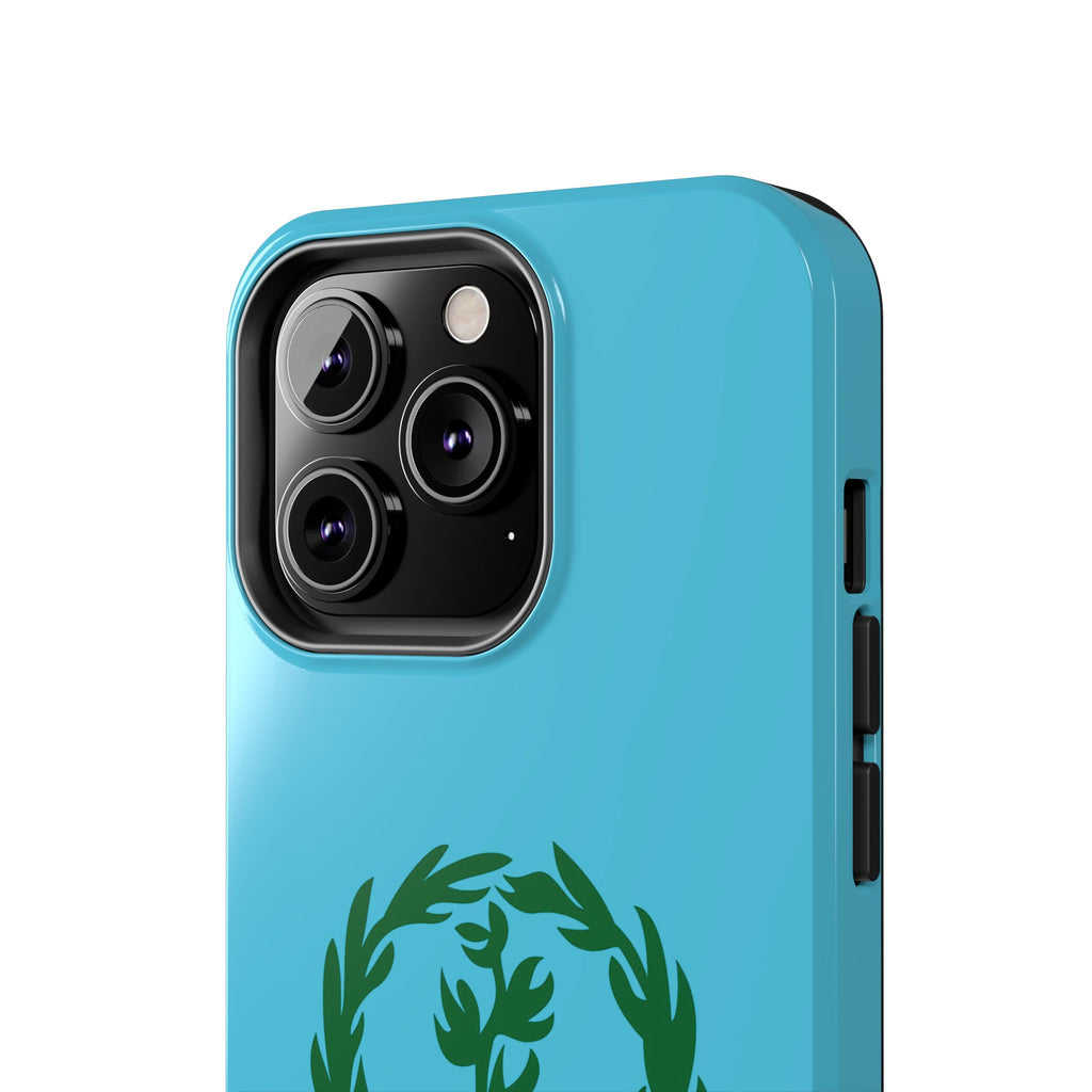 Meley Phone Case — Durable Protective Case with Green Olive Wreath Design