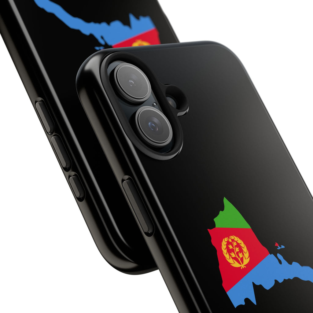 Eritrea Map Flag Tough Phone Case – Protective Eritrean Pride Phone Cover