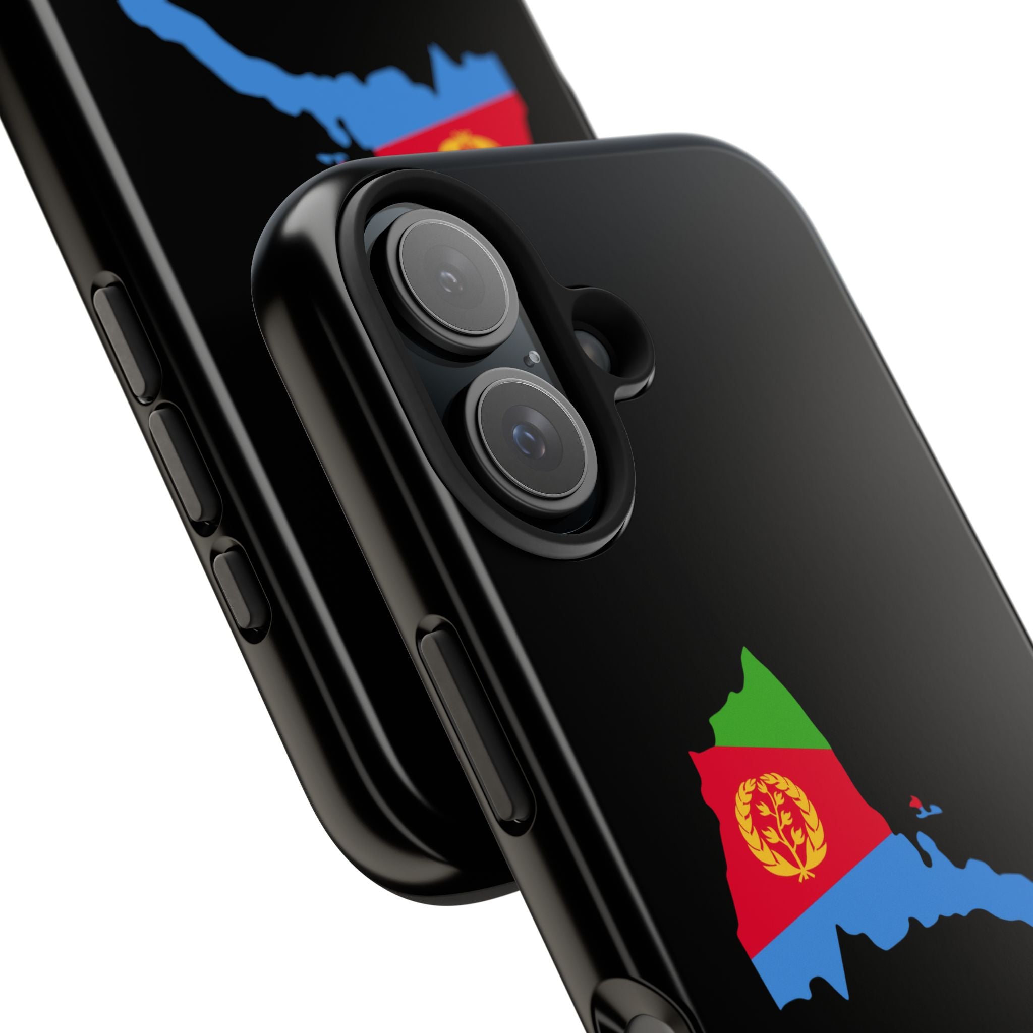 Eritrea Map Flag Tough Phone Case – Protective Eritrean Pride Phone Cover