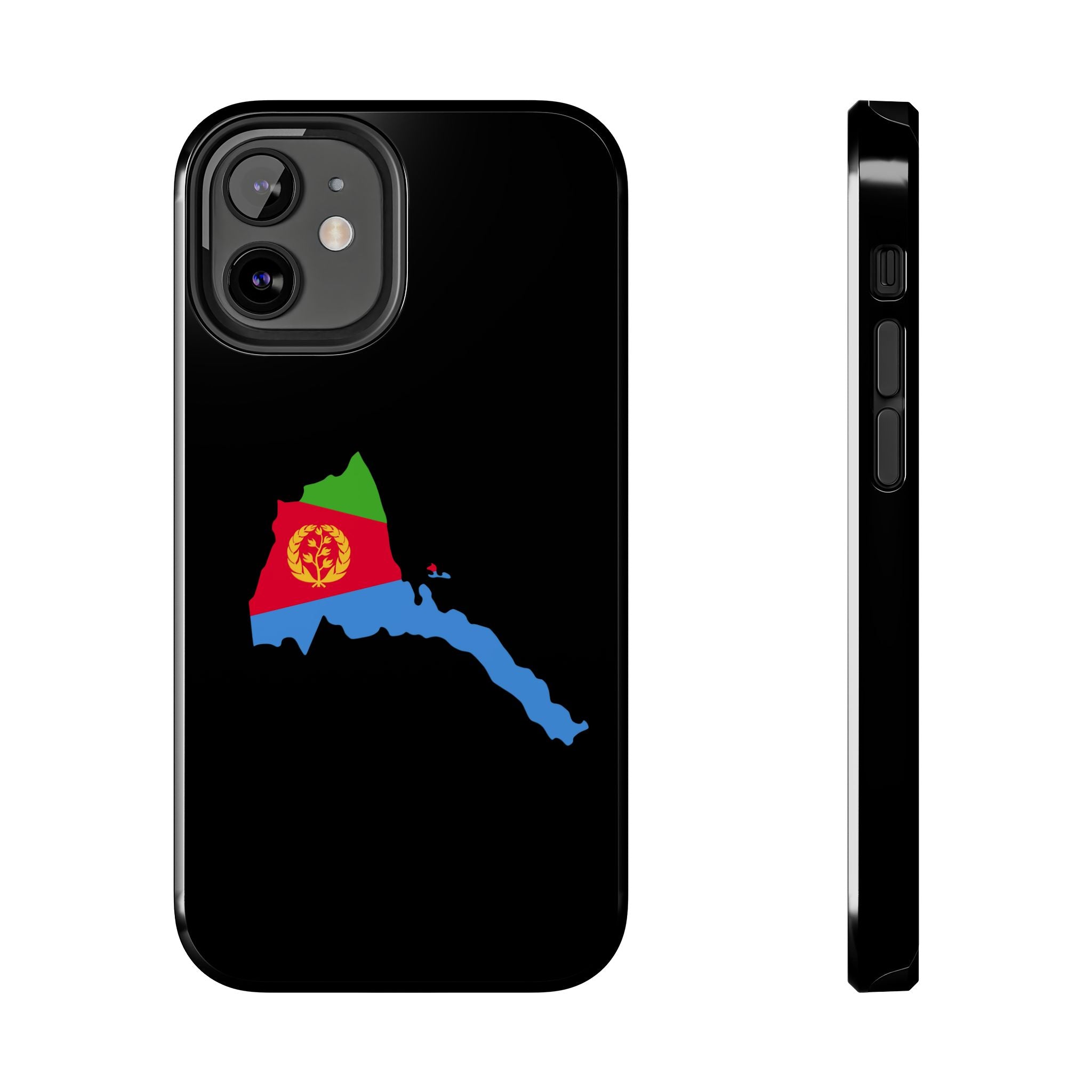 Eritrea Map Flag Tough Phone Case – Protective Eritrean Pride Phone Cover