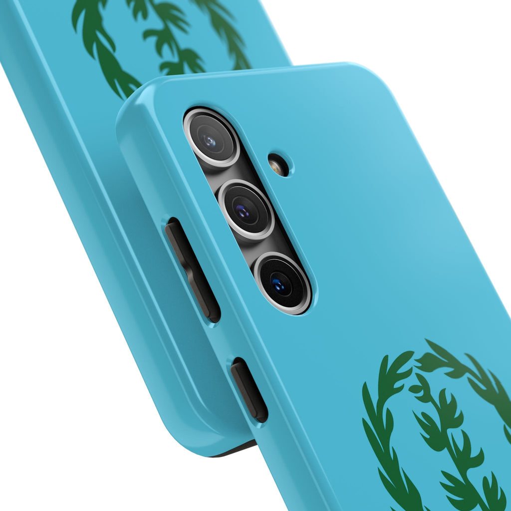 Meley Phone Case — Durable Protective Case with Green Olive Wreath Design