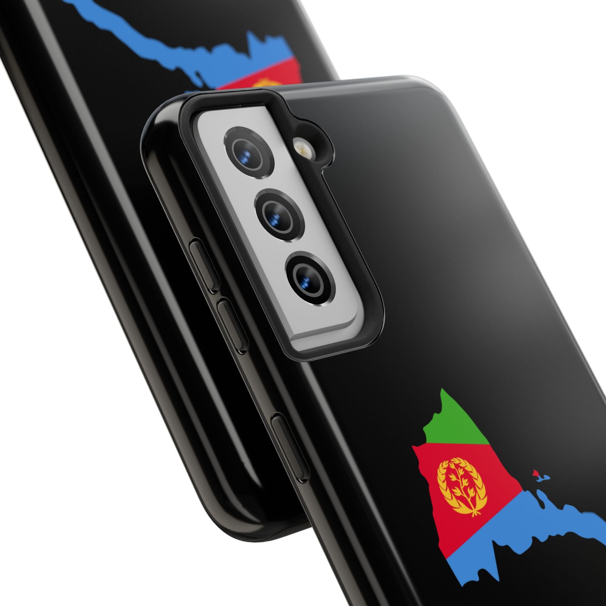 Eritrea Map Flag Tough Phone Case – Protective Eritrean Pride Phone Cover