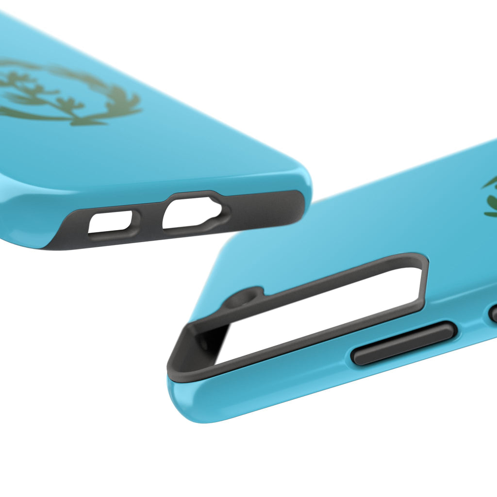 Meley Phone Case — Durable Protective Case with Green Olive Wreath Design