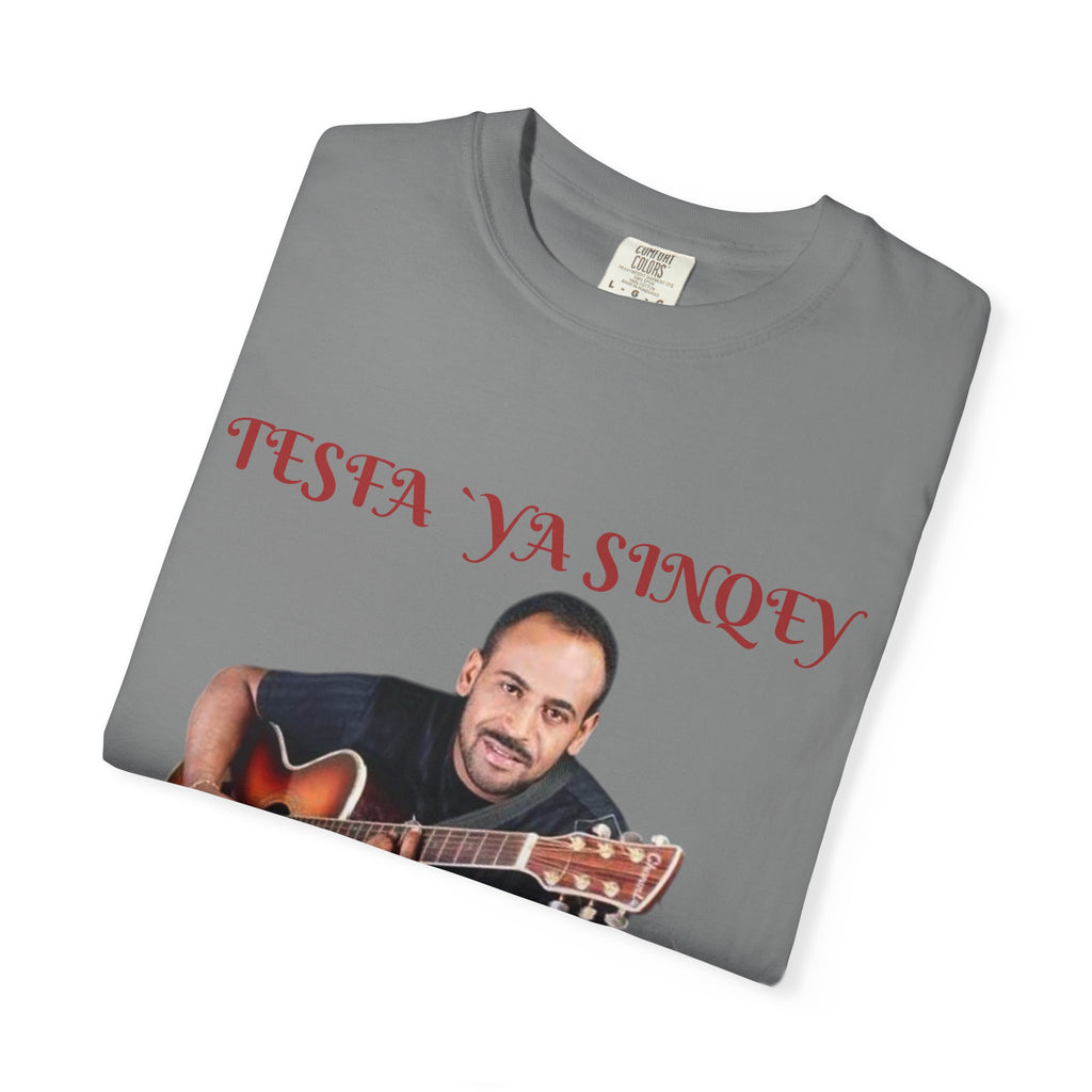 T-shirt — Tesfa Ya Sinqey Guitar Portrait Tee