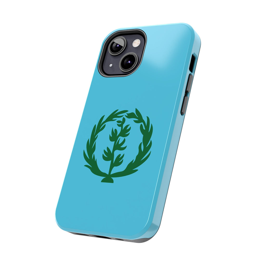 Meley Phone Case — Durable Protective Case with Green Olive Wreath Design