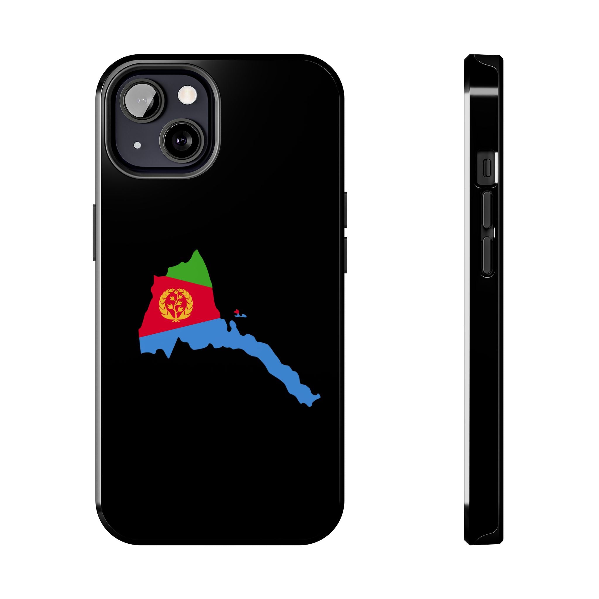 Eritrea Map Flag Tough Phone Case – Protective Eritrean Pride Phone Cover