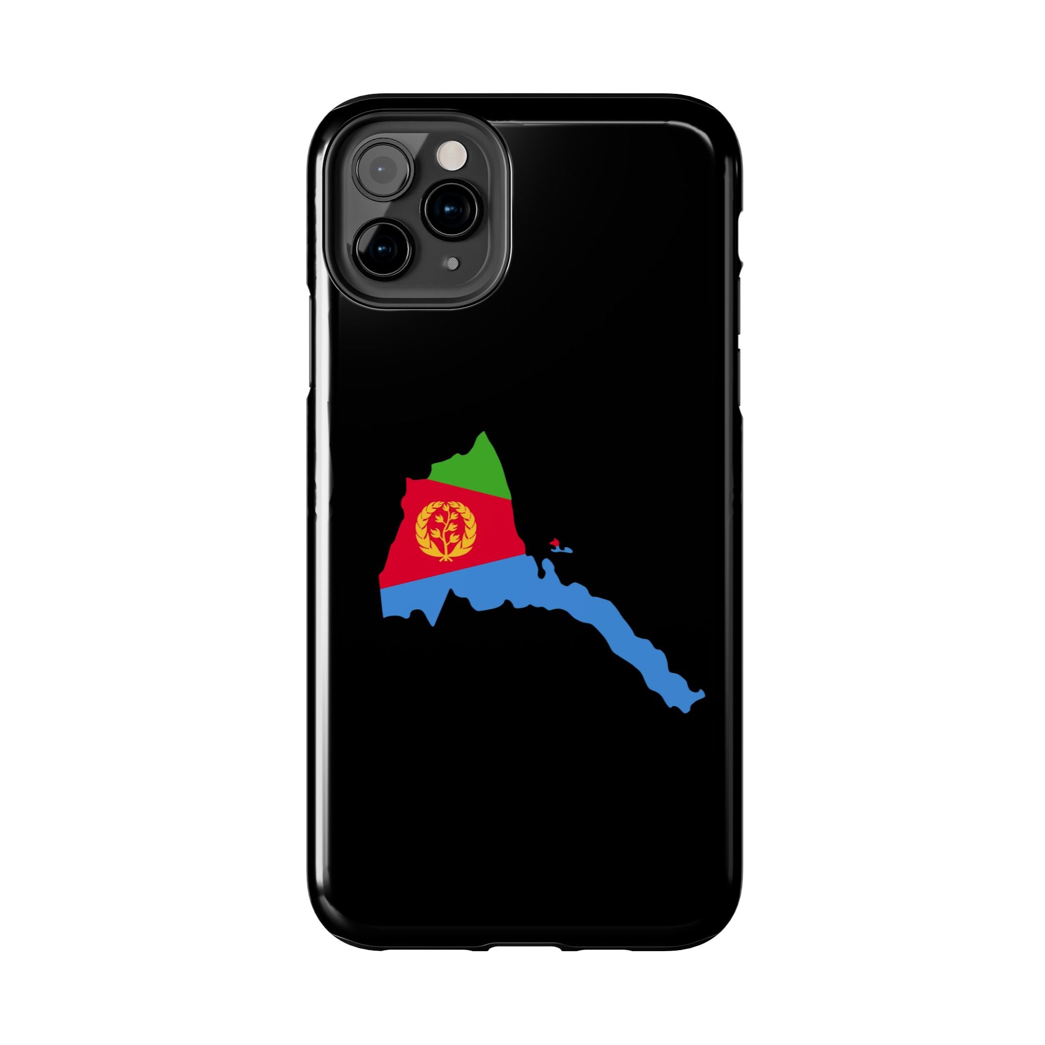 Eritrea Map Flag Tough Phone Case – Protective Eritrean Pride Phone Cover