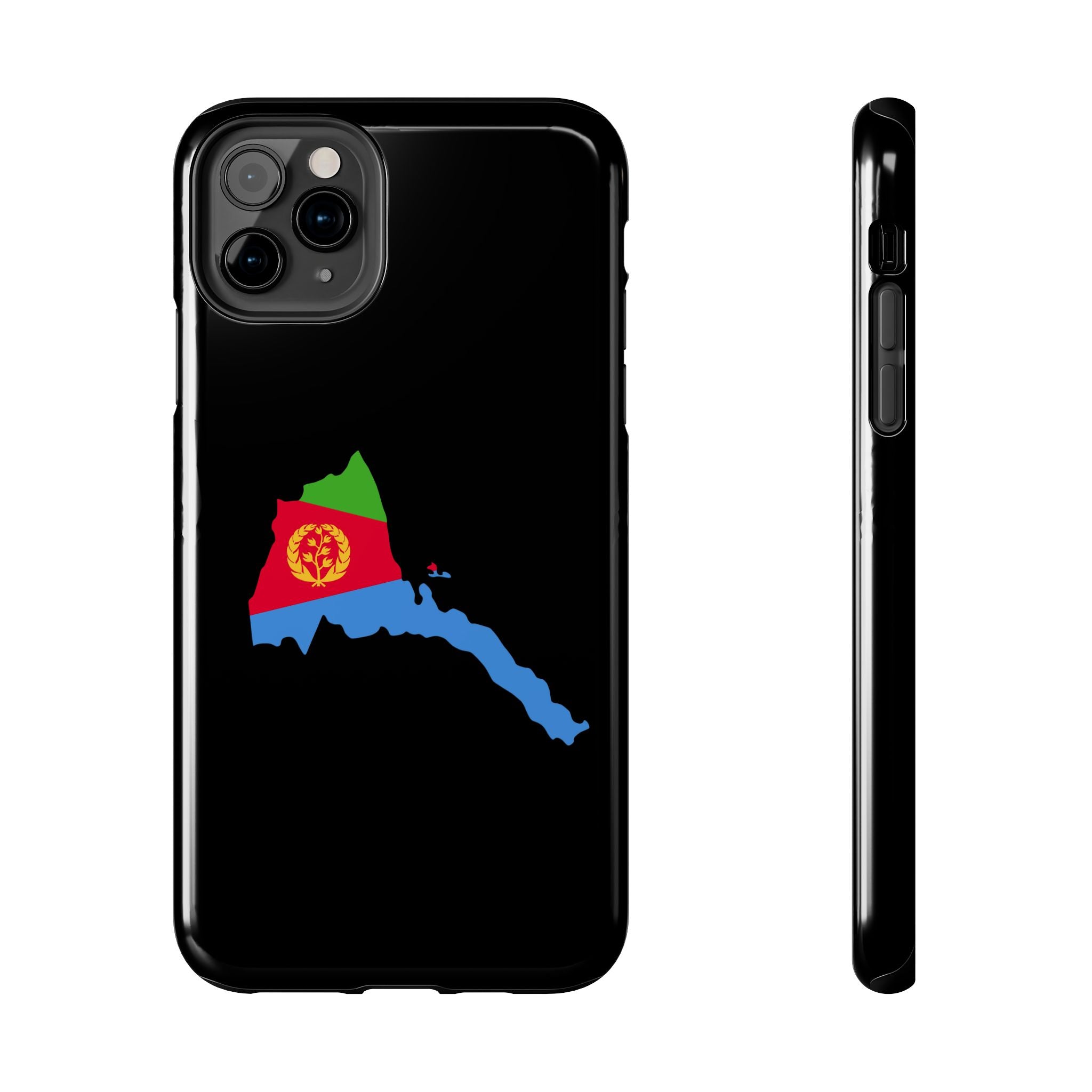 Eritrea Map Flag Tough Phone Case – Protective Eritrean Pride Phone Cover
