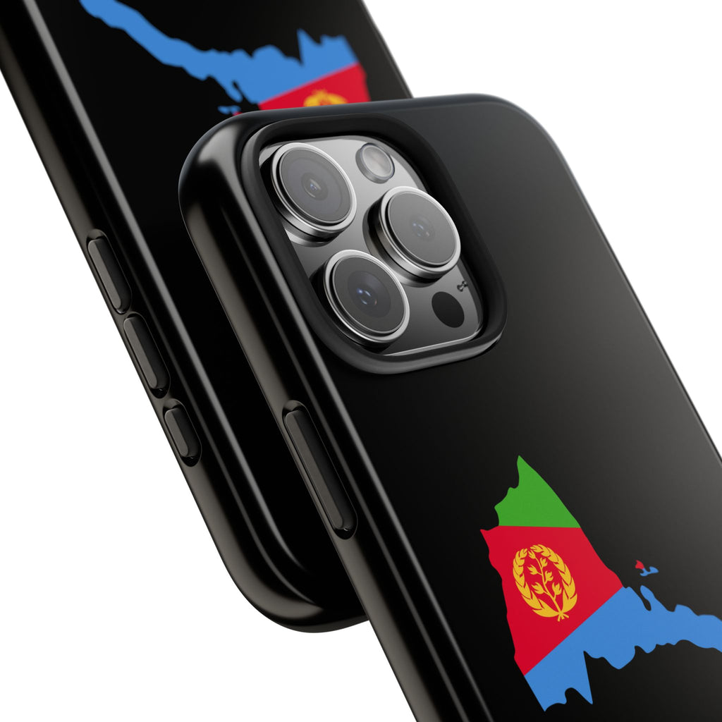 Eritrea Map Flag Tough Phone Case – Protective Eritrean Pride Phone Cover