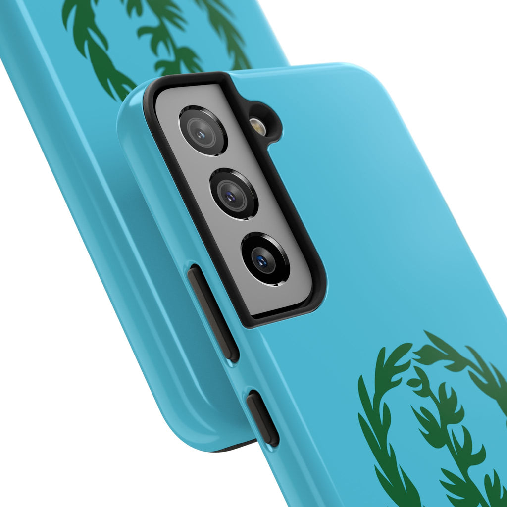 Meley Phone Case — Durable Protective Case with Green Olive Wreath Design