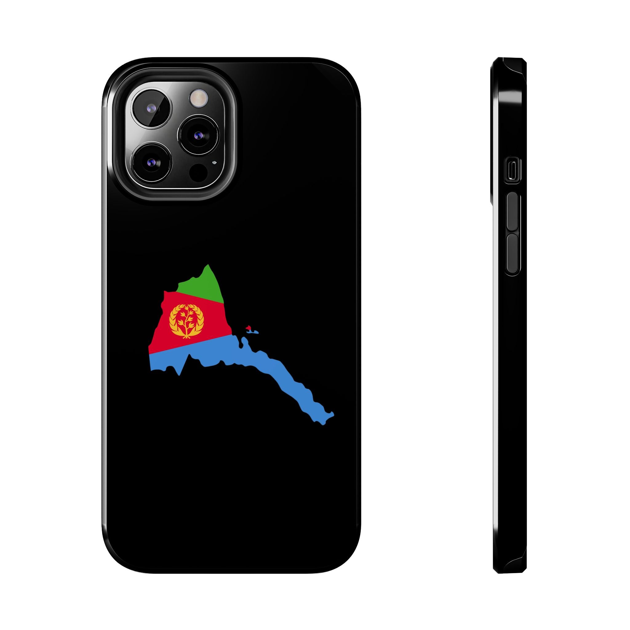 Eritrea Map Flag Tough Phone Case – Protective Eritrean Pride Phone Cover
