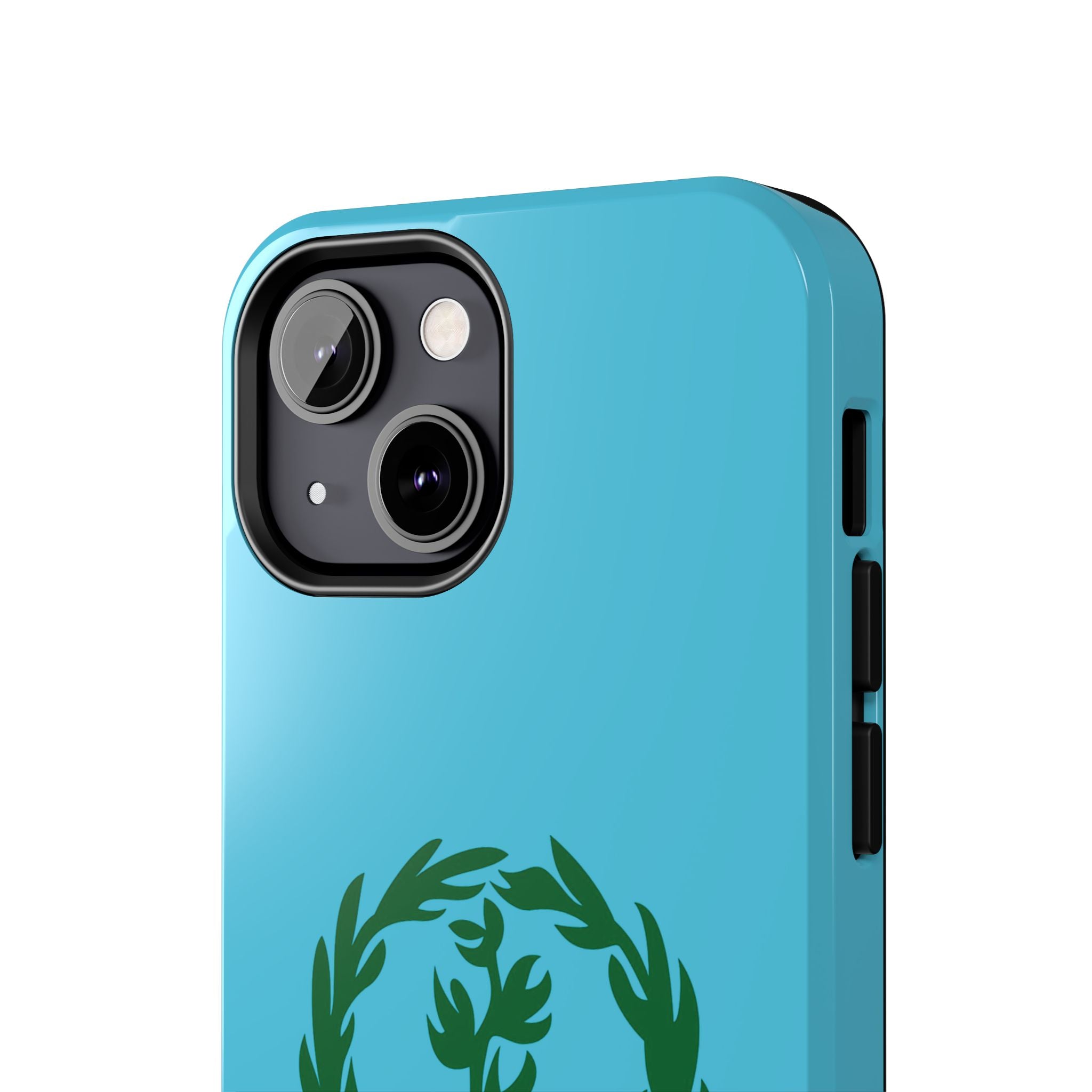 Meley Phone Case — Durable Protective Case with Green Olive Wreath Design